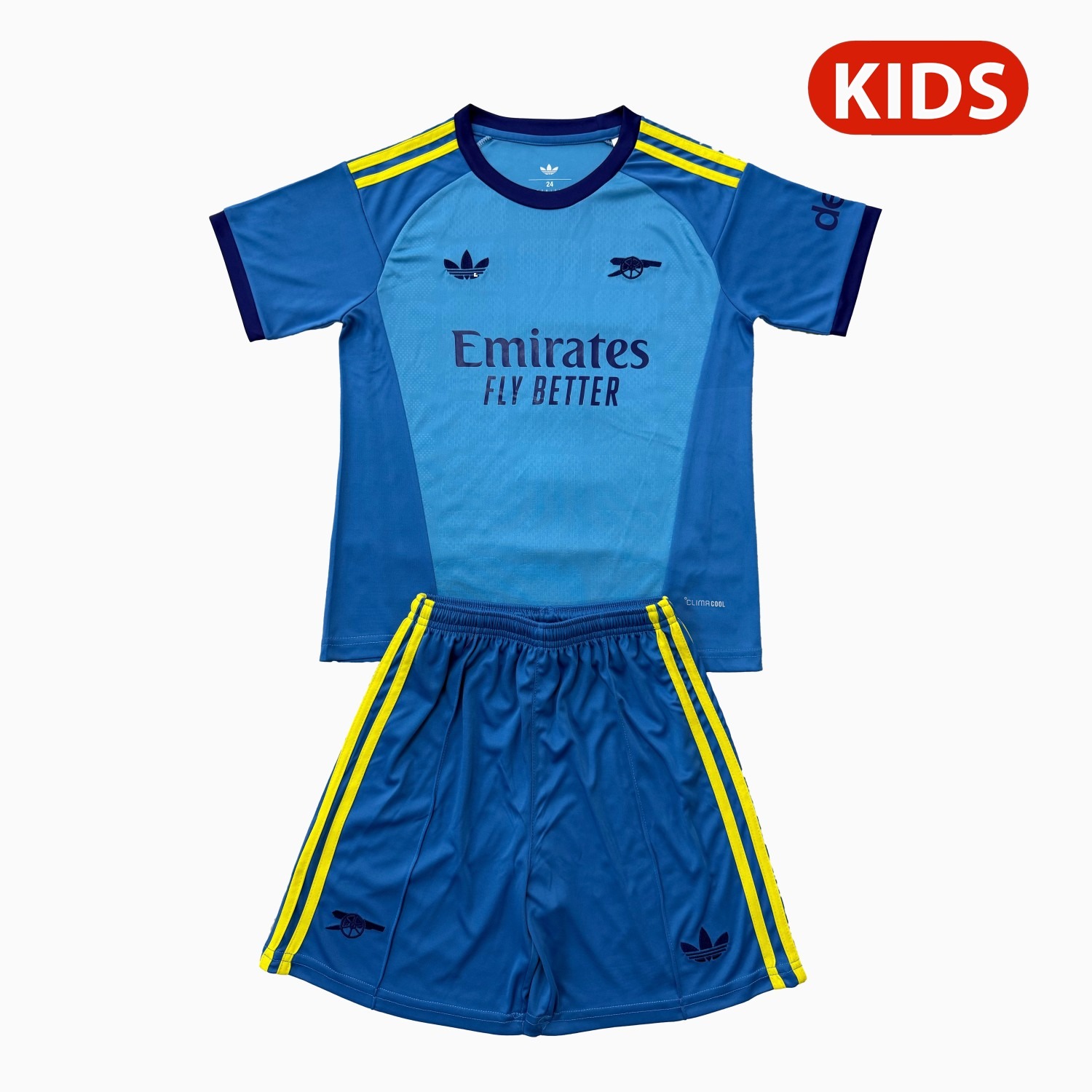 Arsenal 26-27 Blue Goalkeeper Kids Kit - ManixJersey
