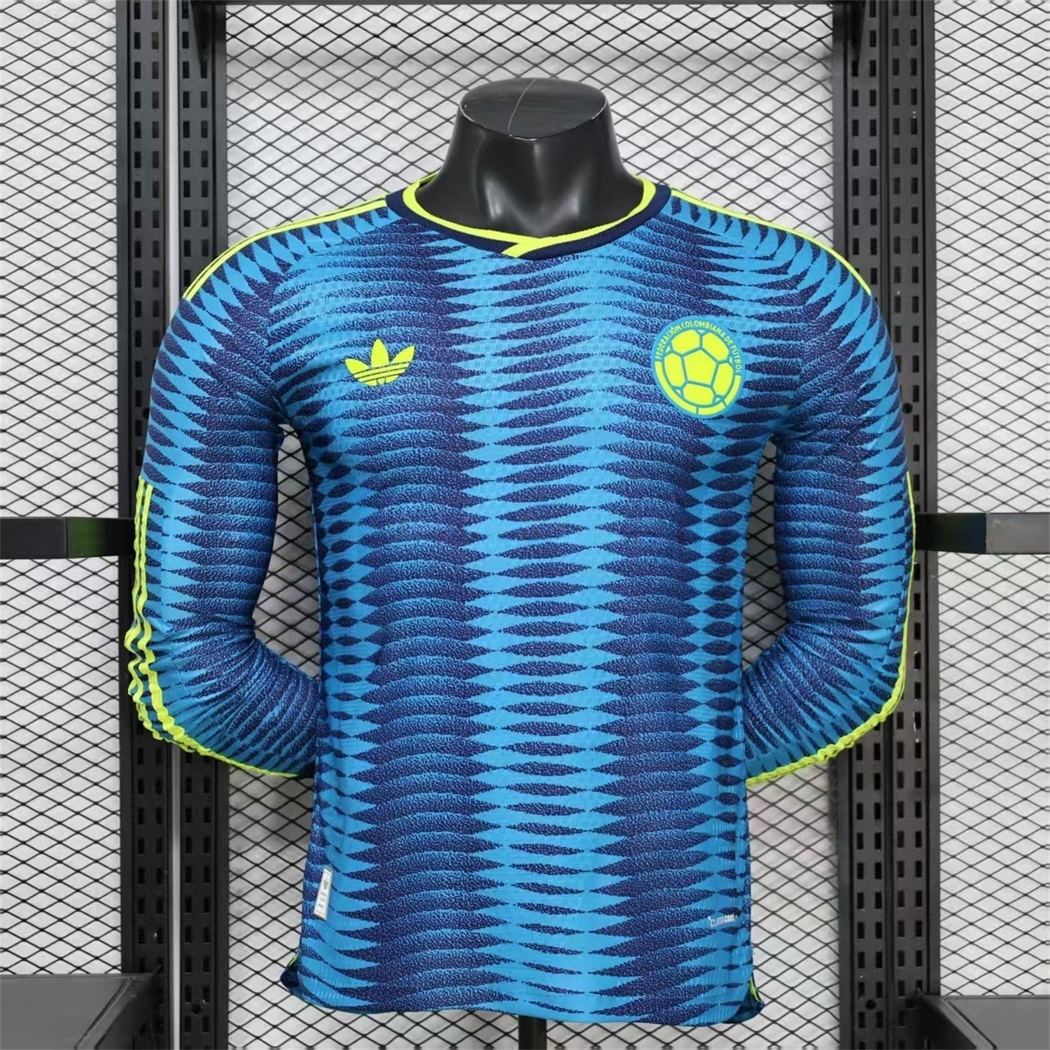 Colombia 2026 Away Blue Long Sleeves Jersey - Player Version - ManixJersey