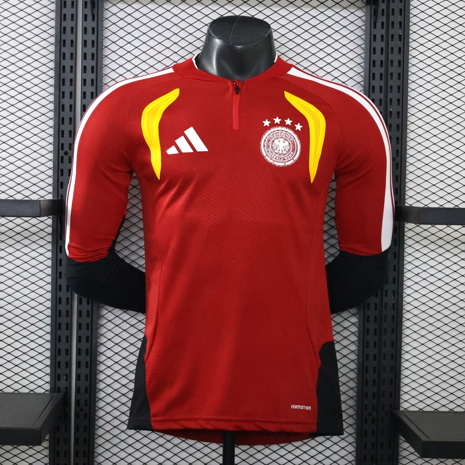 Germany 2026 Red Long Sleeves Training Jersey - Player Version - ManixJersey