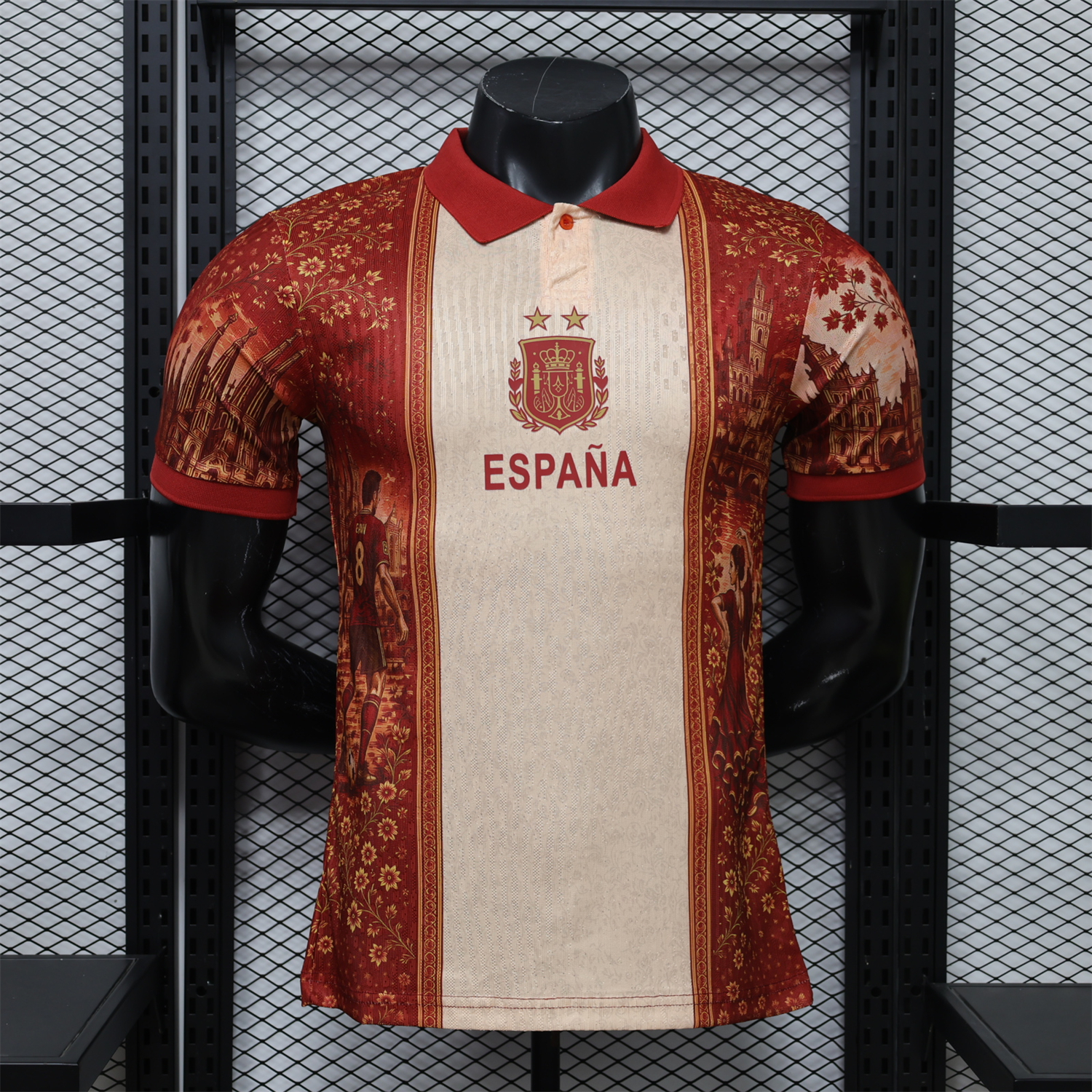 Spain 2026 Champagne Black Special Jersey - Player Version - ManixJersey