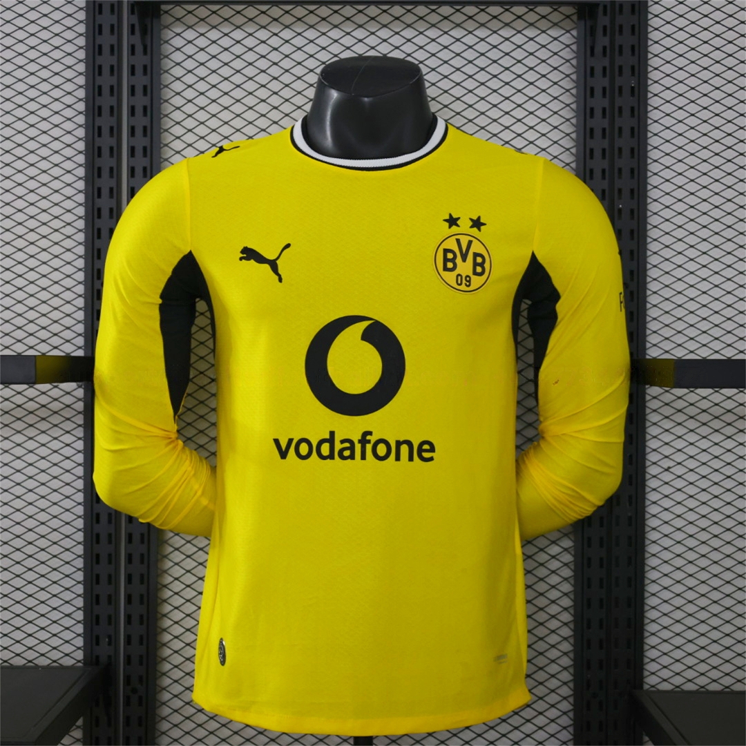 Dortmund 26-27 Home Long Sleeves Jersey - Player Version - ManixJersey