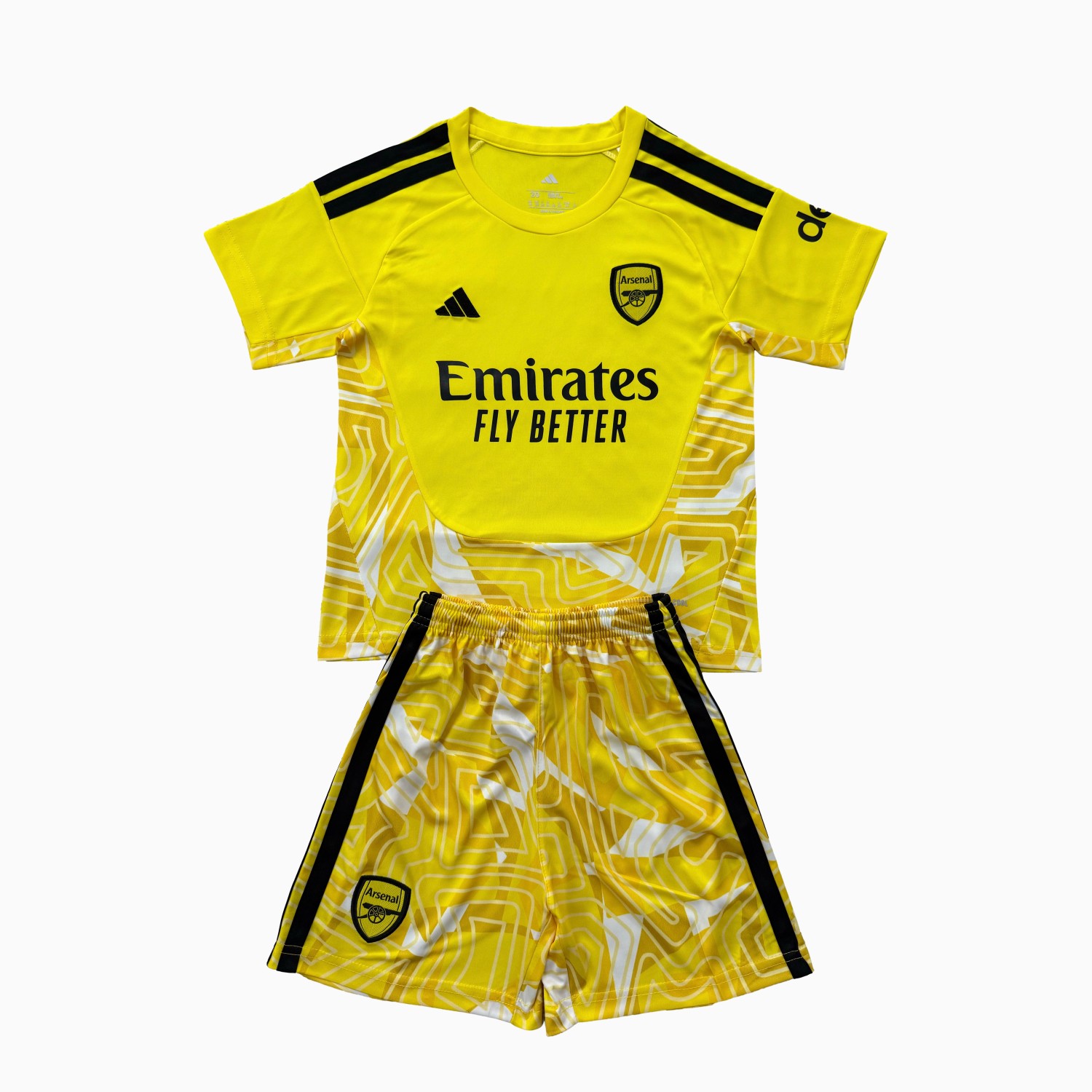 Arsenal 26-27 Yellow Goalkeeper Men's Adult Jersey Set - Fans Version - ManixJersey