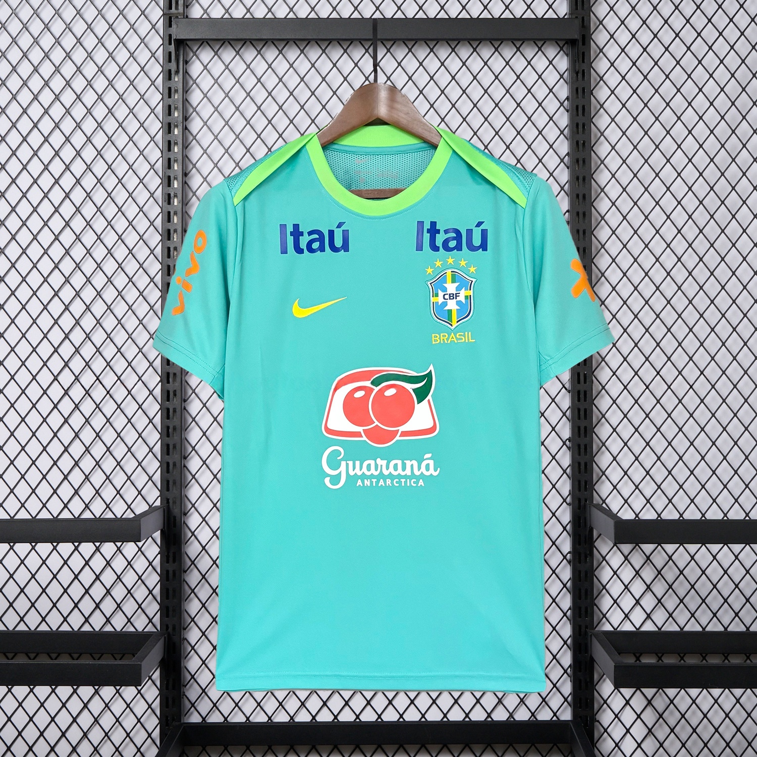 Brazil 2026 Tiffany Blue Training Jersey - Fans Version - ManixJersey
