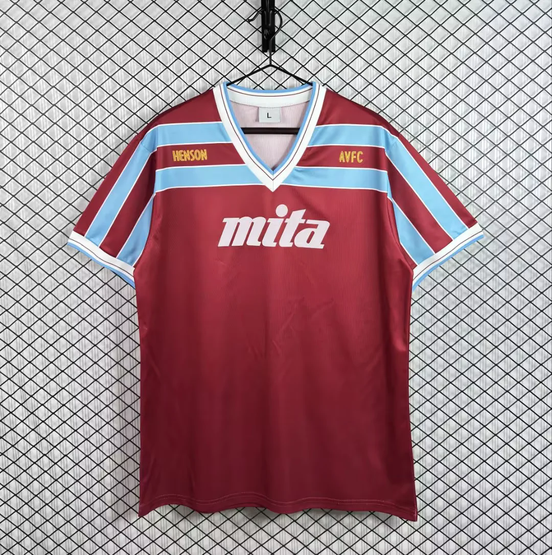 Retro Aston Villa 1985-87 Home Jersey - ManixJersey