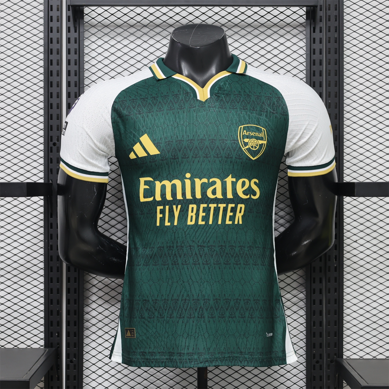 Arsenal 26-27 Champions League Green White Special Jersey - Player Version - ManixJersey