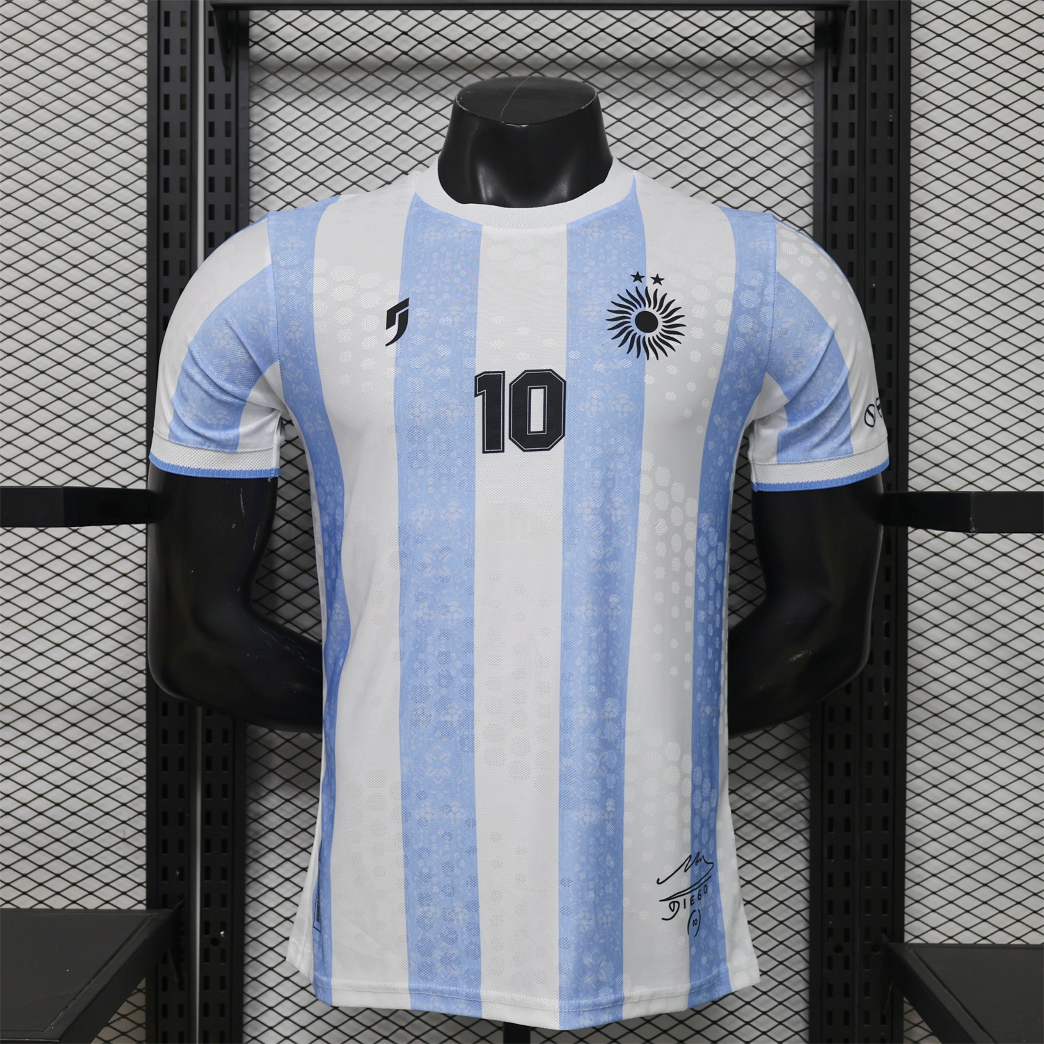 Argentina 2026 White Blue Maradona Special Kit - Player Version - ManixJersey