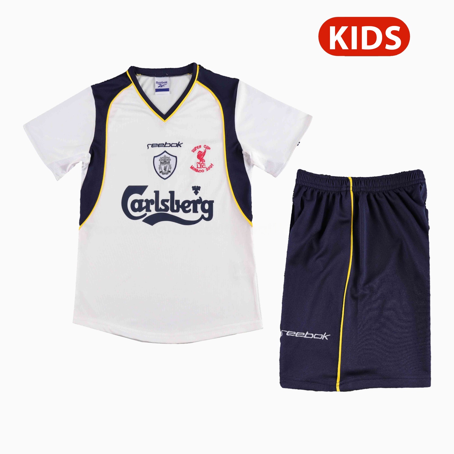 Retro Liver.pool 2001-02 Away Kids Kit - ManixJersey