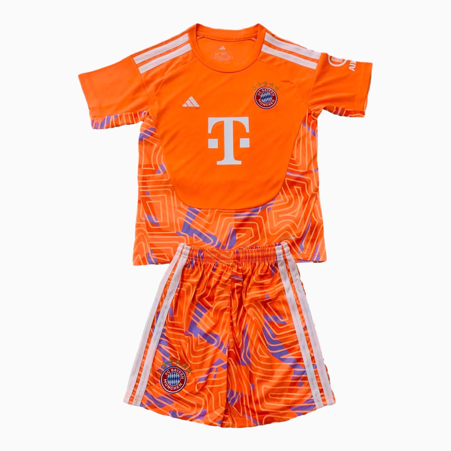 Bayern Munich 26-27 Orange Goalkeeper Men's Adult Jersey Set - Fans Version - ManixJersey