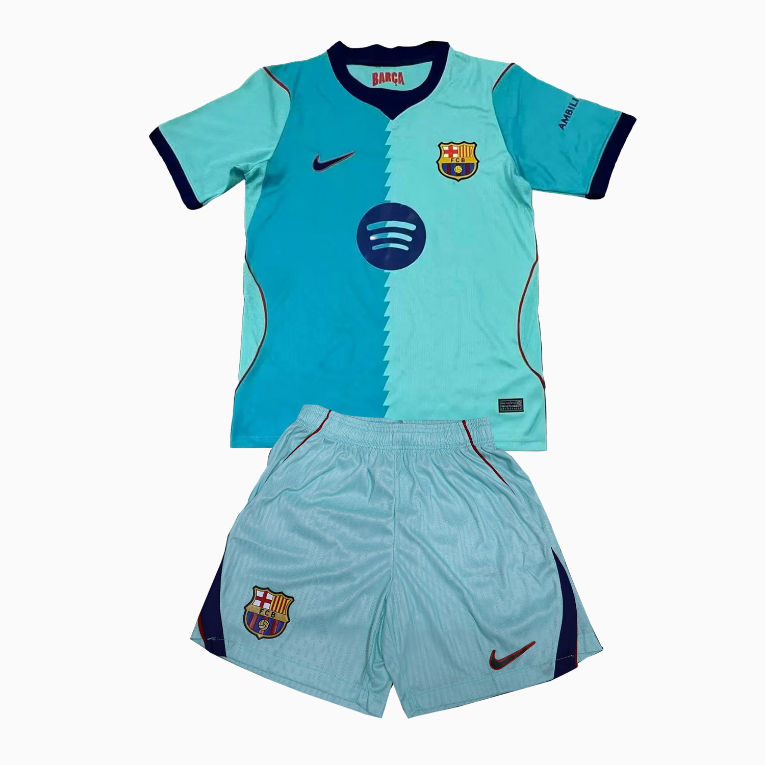 Barcelona 26-27 Third Kids Kit - Player Version - ManixJersey