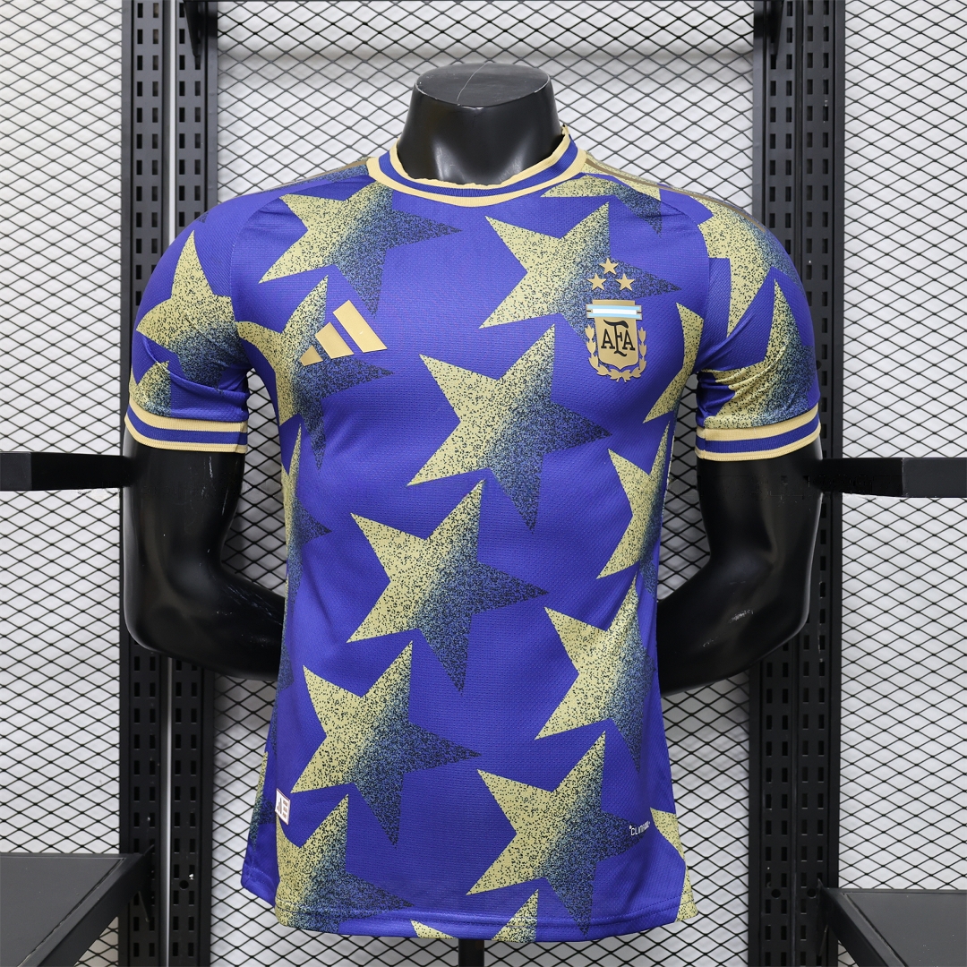 Argentina 2026 Yellow Stars Purple Special Jersey - Player Version - ManixJersey