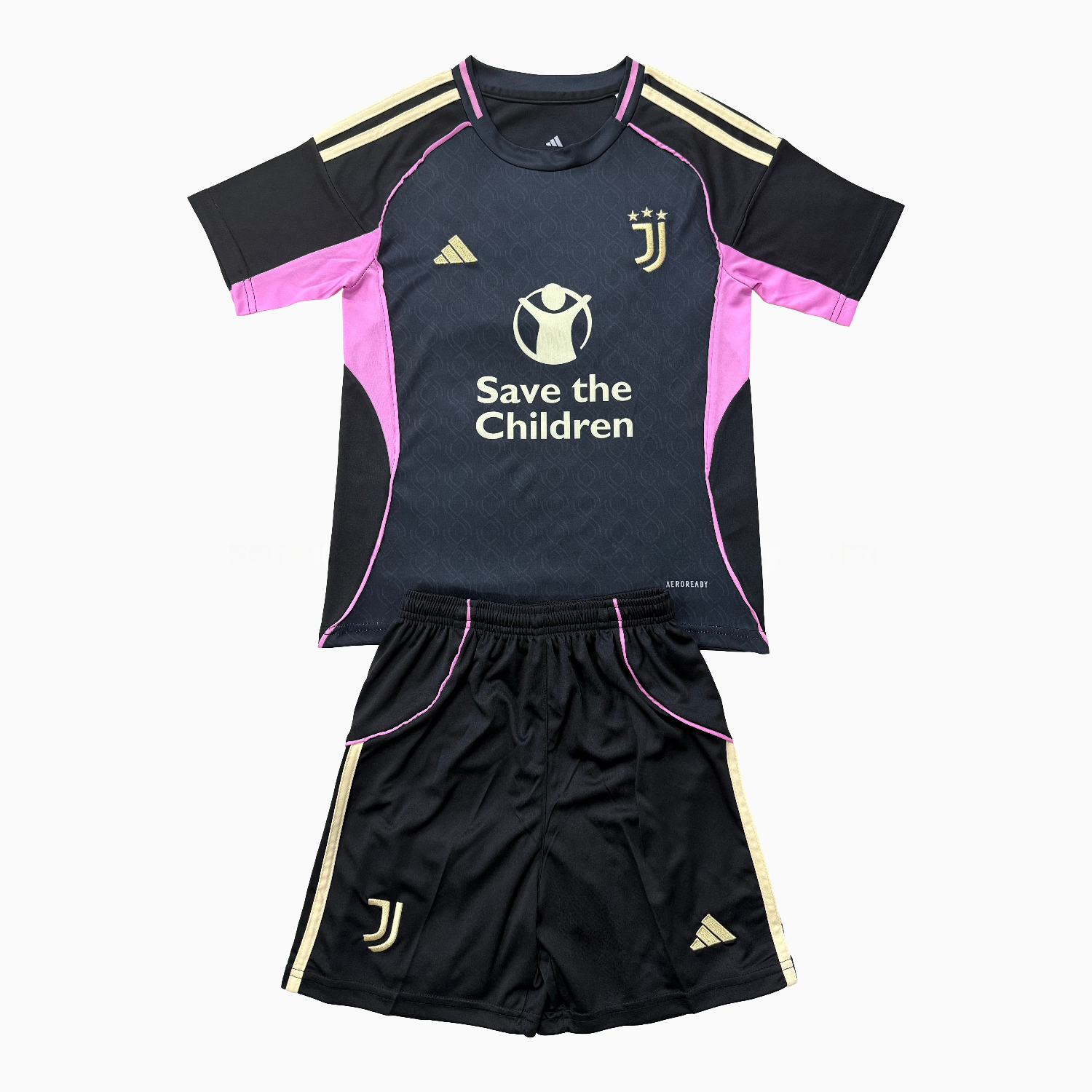 Juventus 25-26 Black Concept Men's Adult Jersey Set - Fans Version - ManixJersey