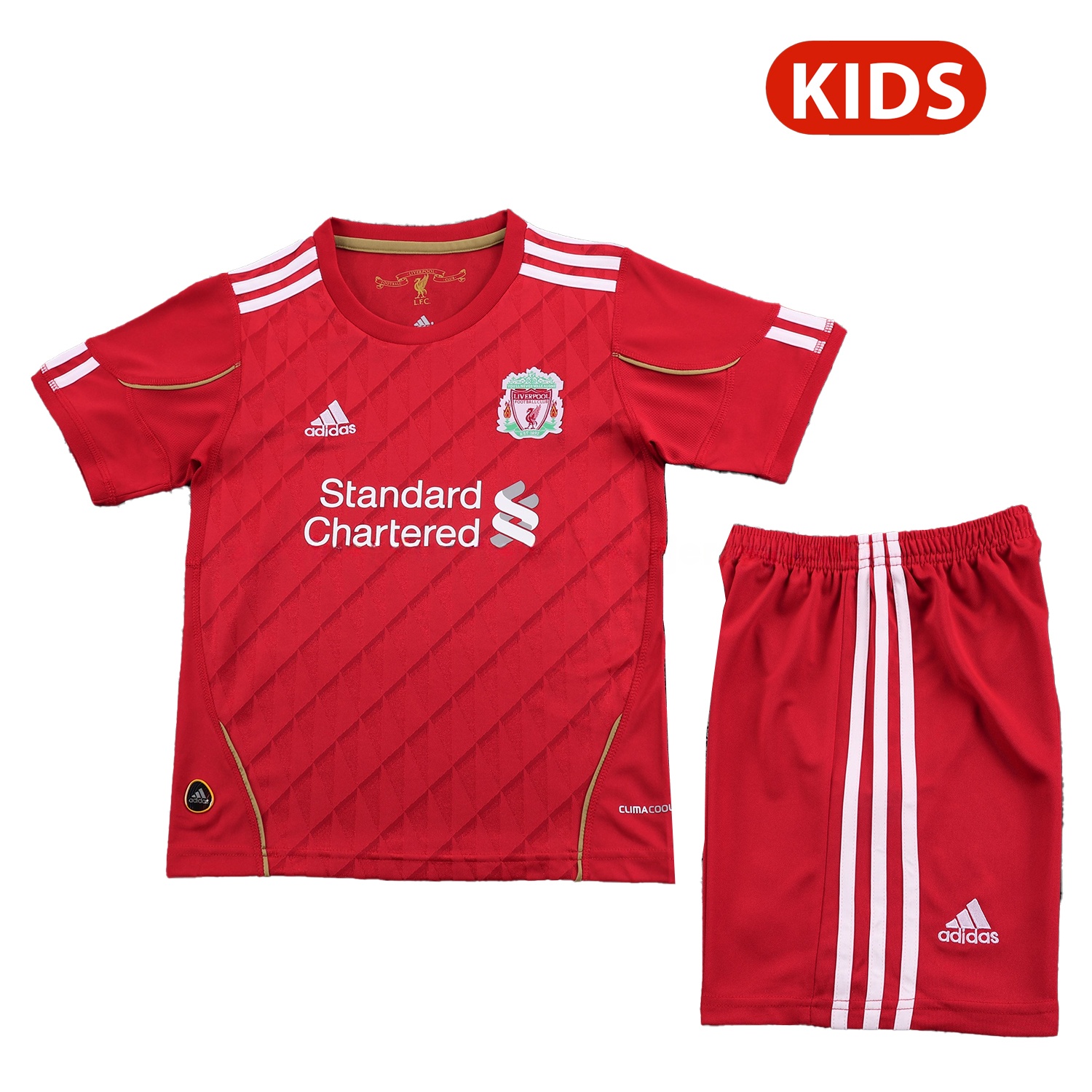 Retro Liver.pool 2010-11 Home Kids Kit - ManixJersey