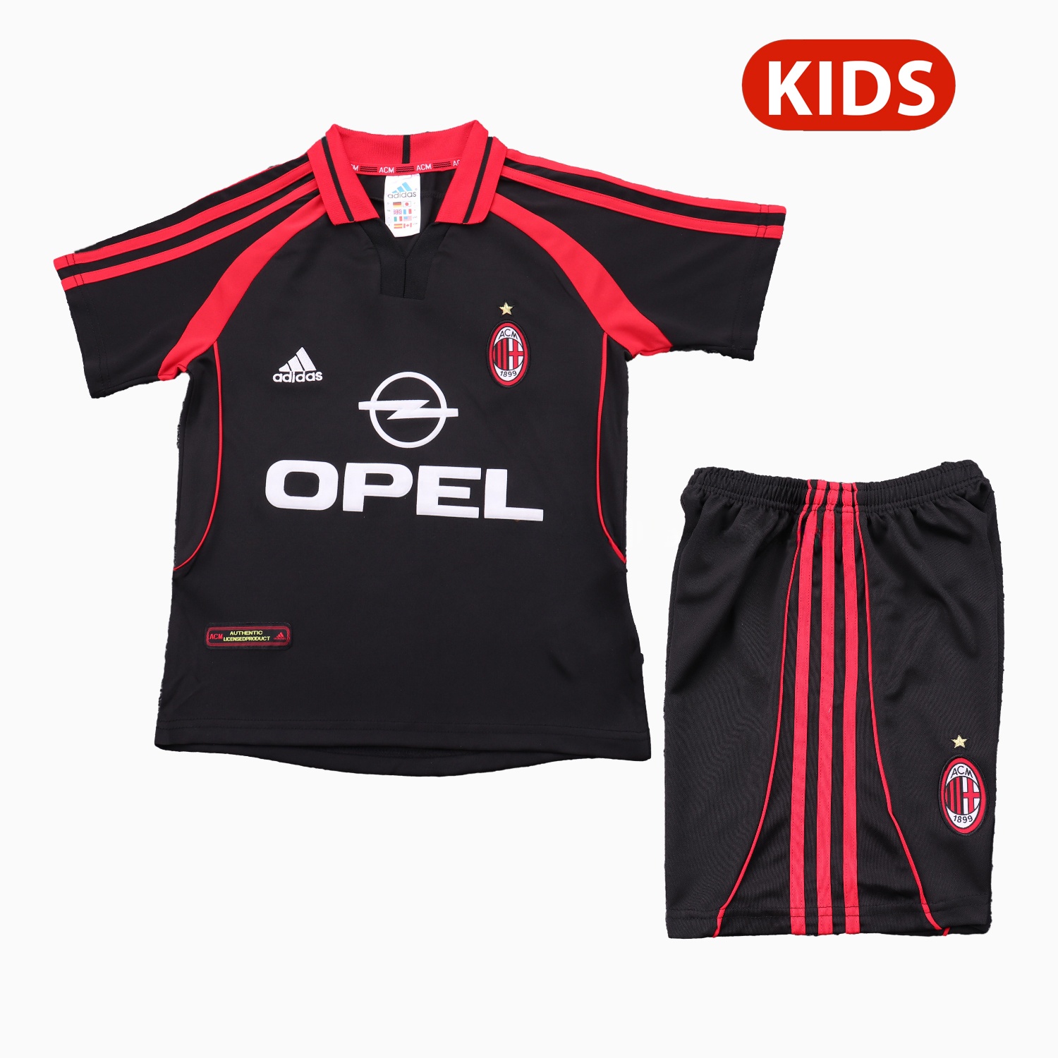 Retro AC Milan 2000-01 Third Kids Kit - ManixJersey