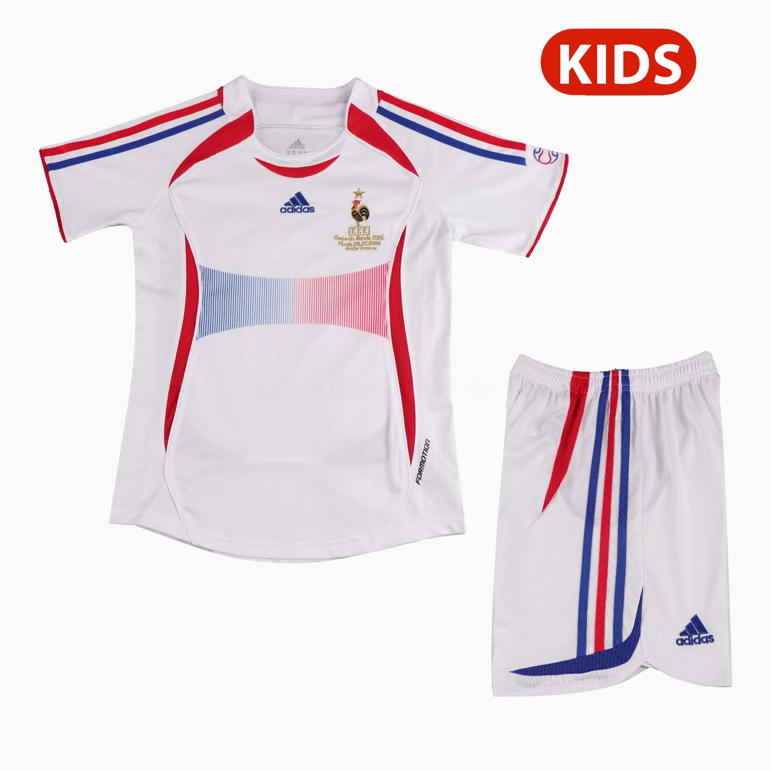 Retro France 2006 Away Kids Kit - ManixJersey