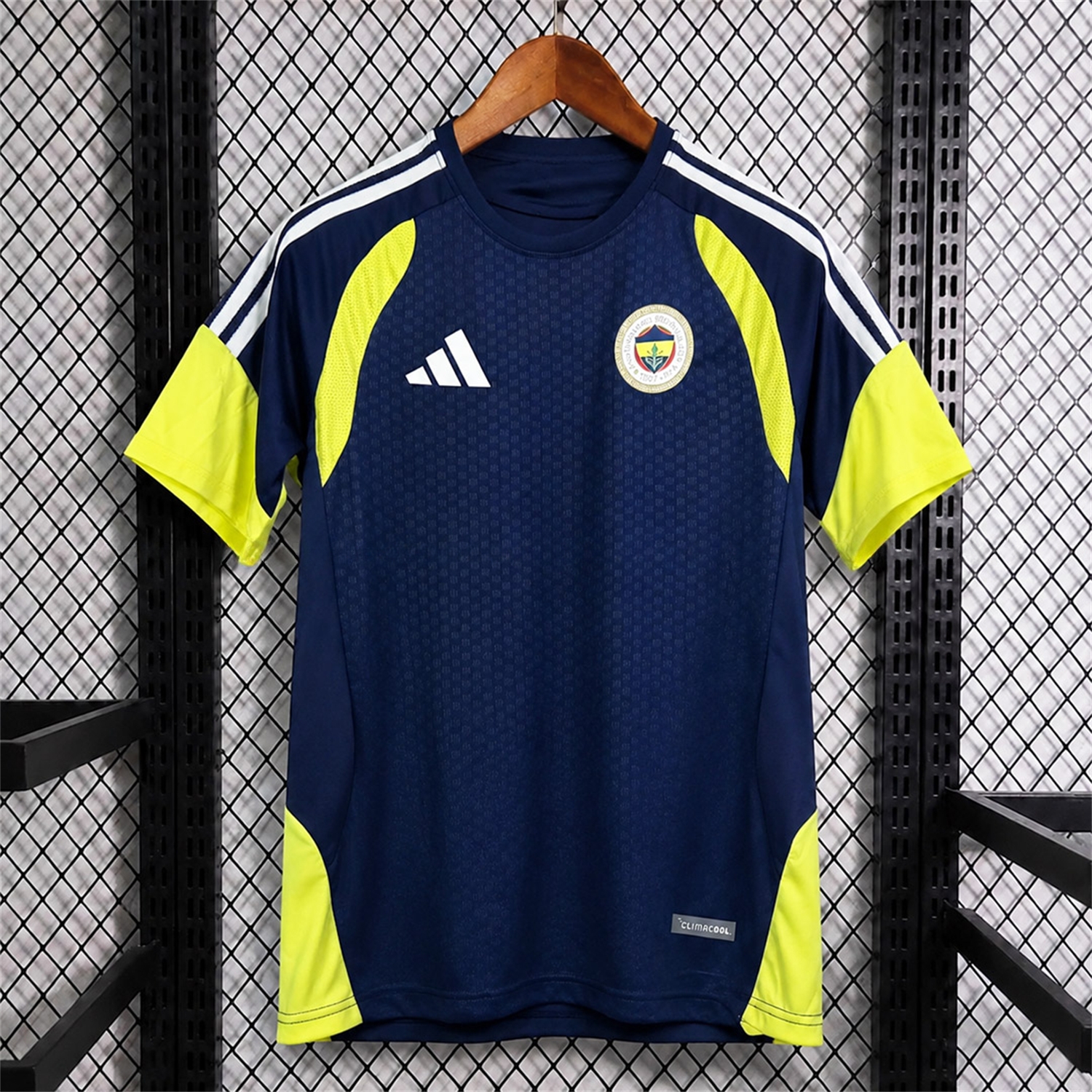 Fenerbahce 26-27 Navy Blue With Yellow Training Jersey - Fans Version - ManixJersey