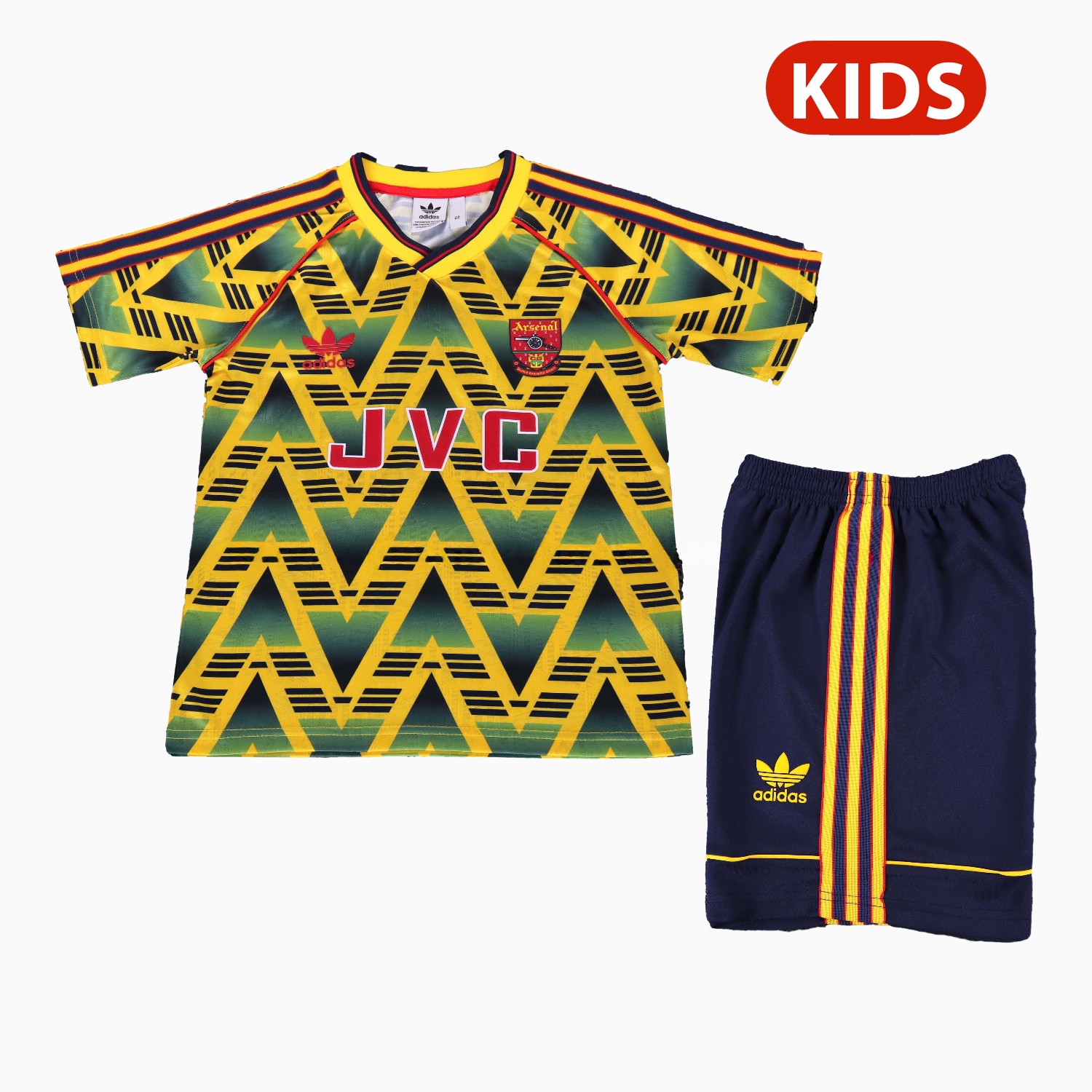 Retro Arsenal 1991-93 Away Kids Kit - ManixJersey