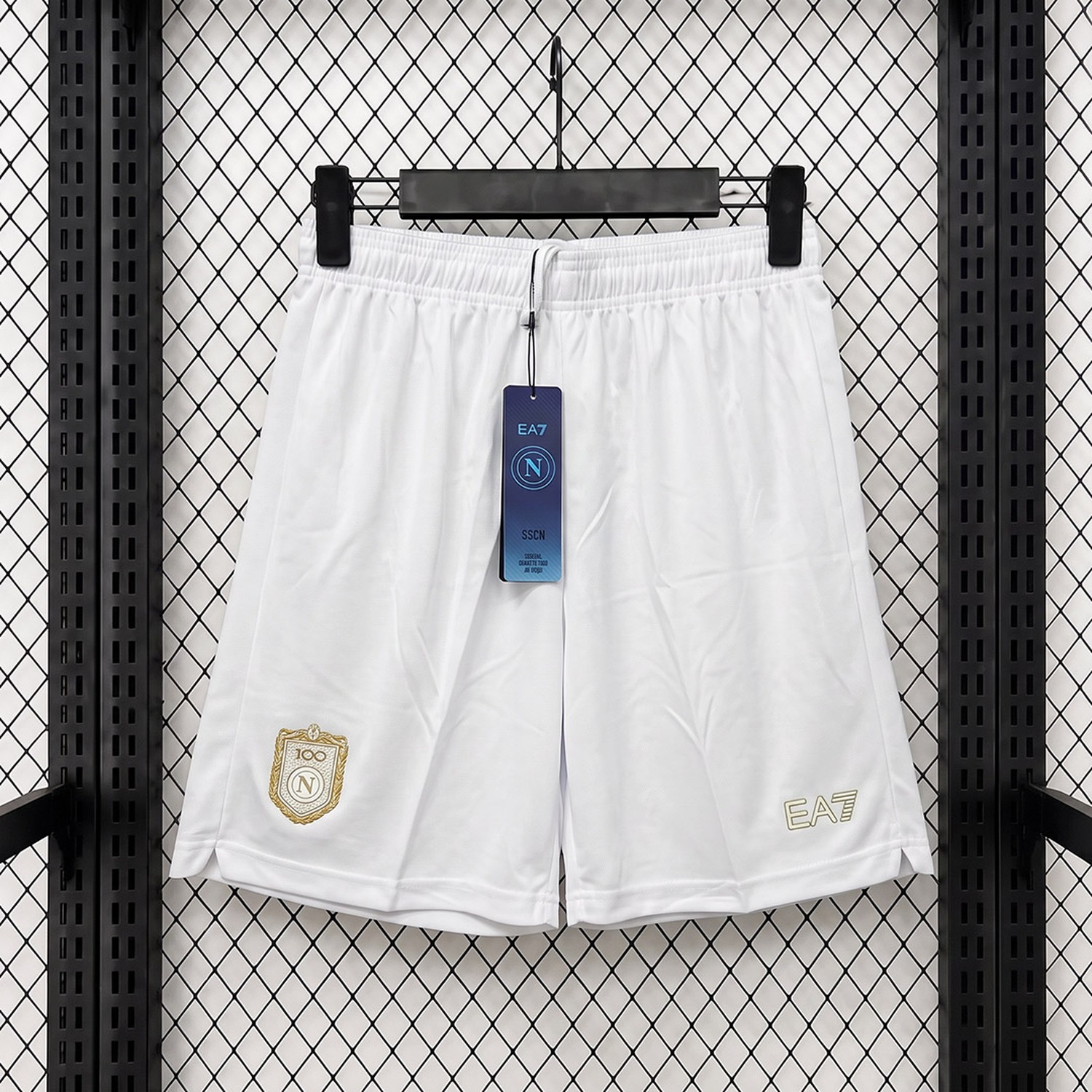 Napoli 26-27 Home White Shorts - Fans Version - ManixJersey