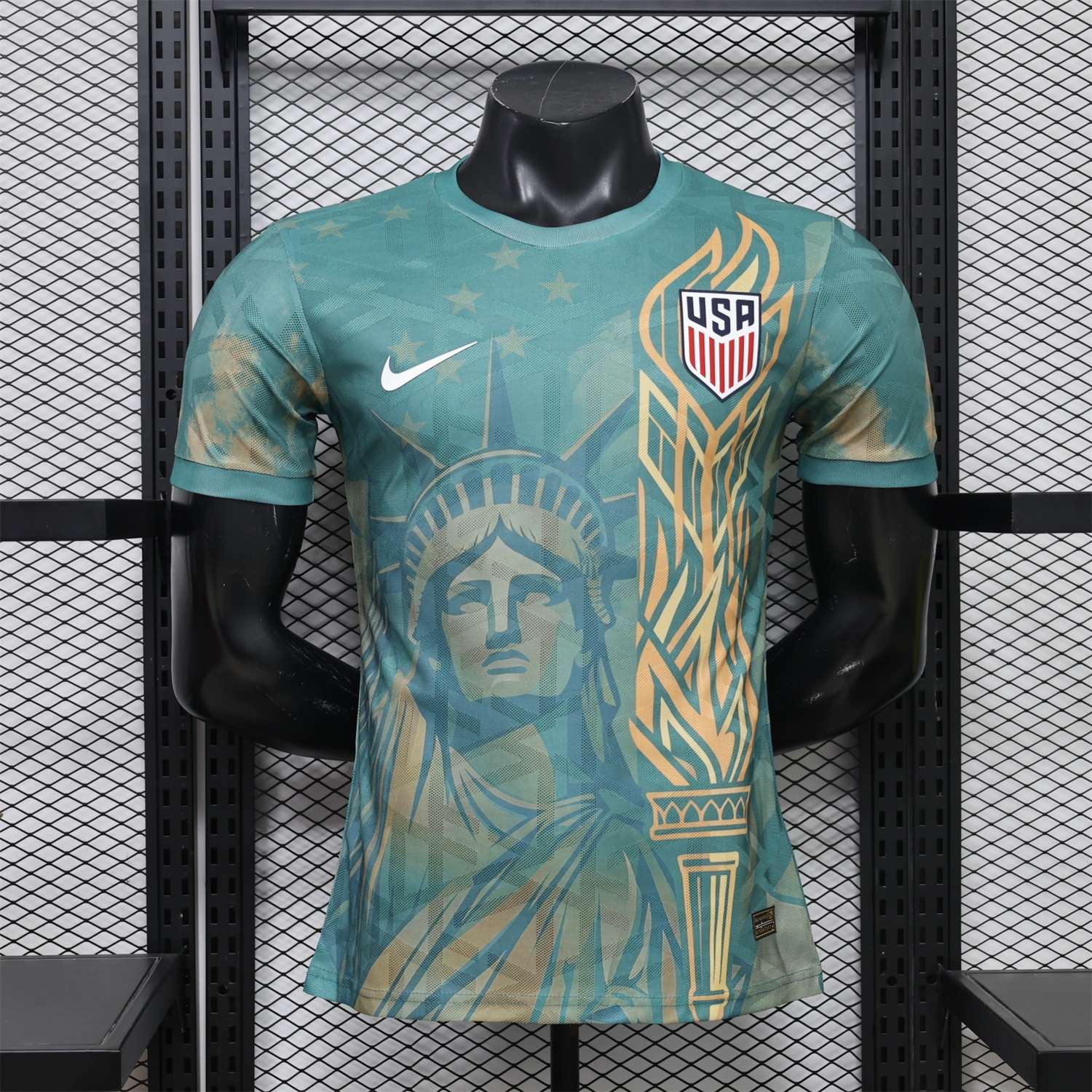 United States USA 2026 Statue of Liberty Green Special Jersey - Player Version - ManixJersey