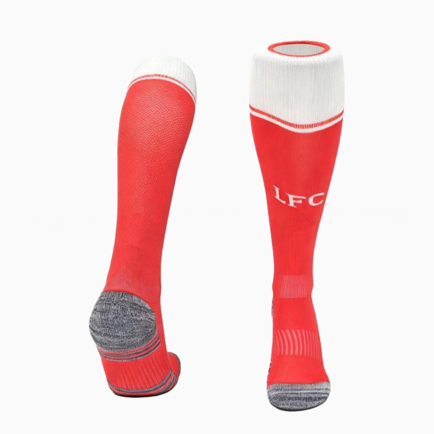 Liver.pool 26-27 Home Socks - Red - ManixJersey