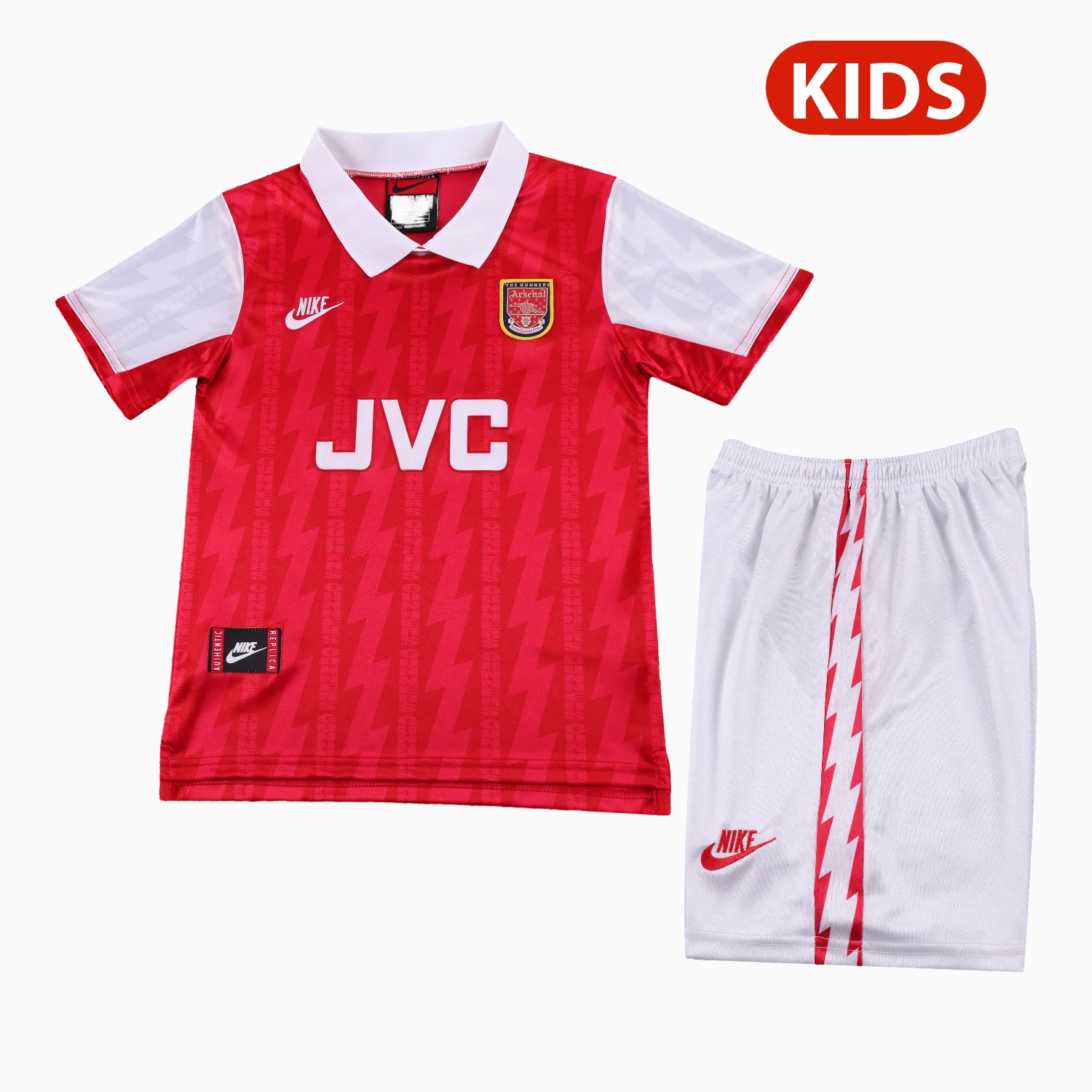 Retro Arsenal 1994-95 Home Kids Kit - ManixJersey