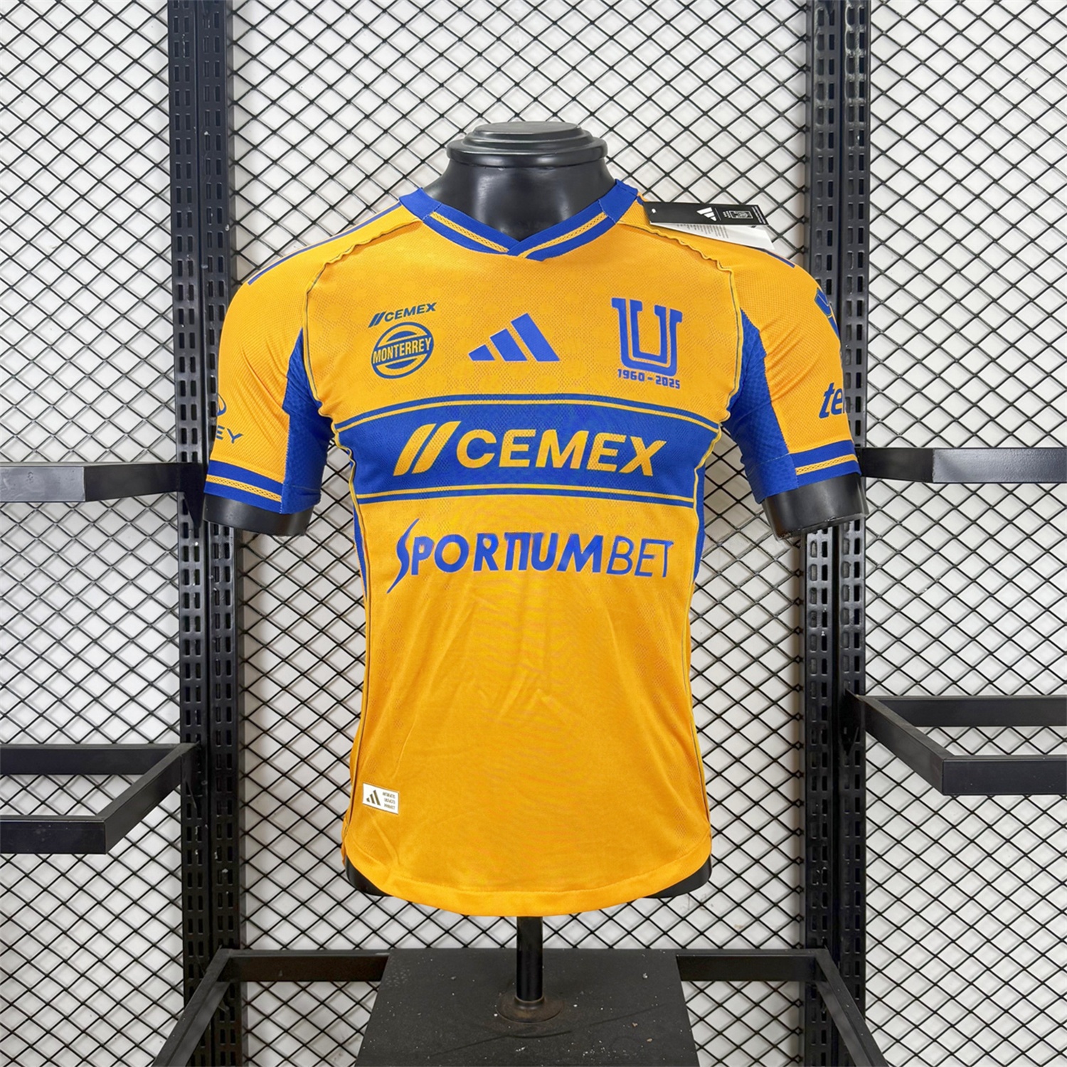 Tigres UANL 25-26 Home Jersey With All Sponsors - Player Version - ManixJersey