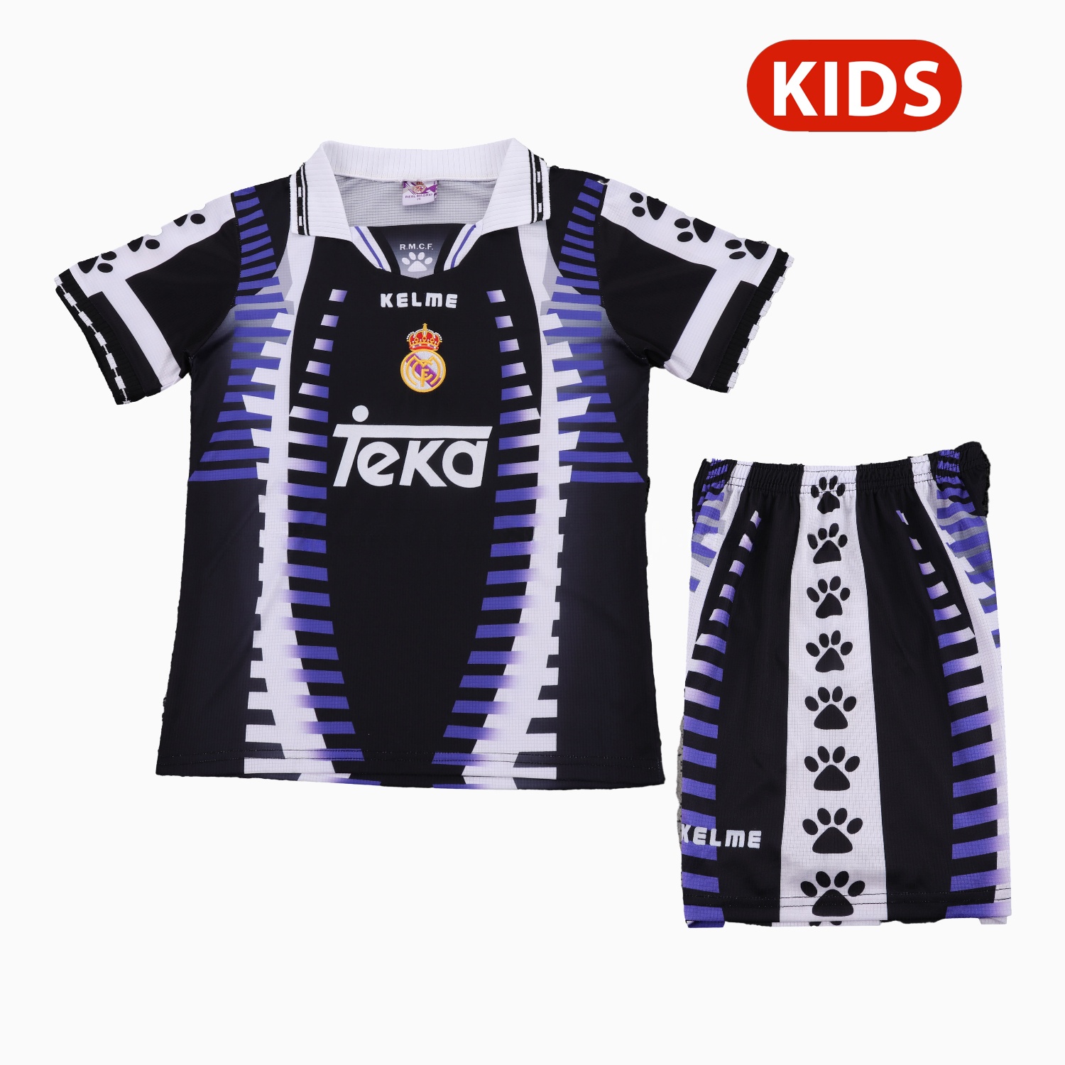 Retro Real Madrid 1997-98 Third Kids Kit - ManixJersey
