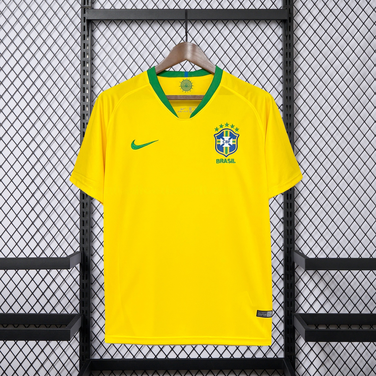 Retro Brazil 2018 Home Jersey - ManixJersey