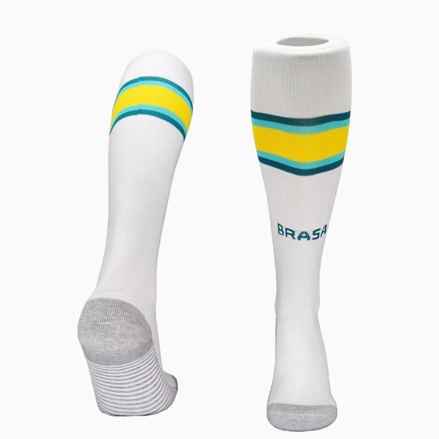 Brazil 2026 Home Socks - White - ManixJersey
