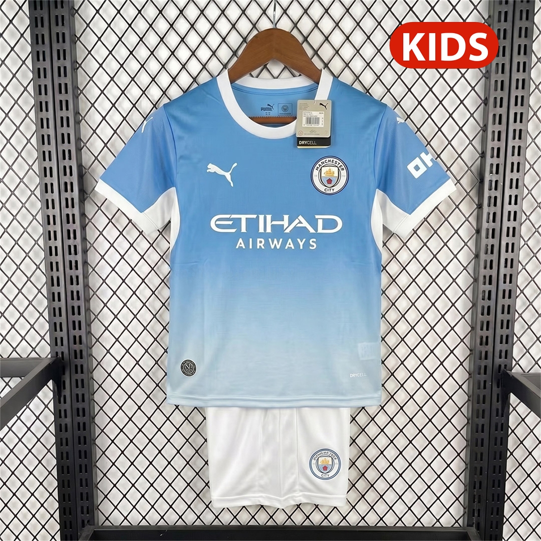 Manchester City 26-27 Home Kids Kit - ManixJersey