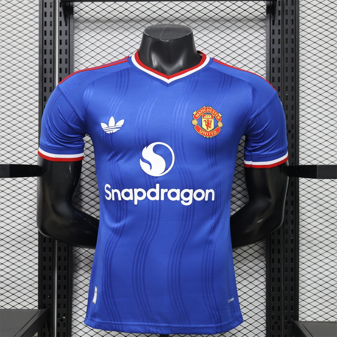 Manchester United 26-27 Snapdragon Blue Special Jersey - Player Version - ManixJersey
