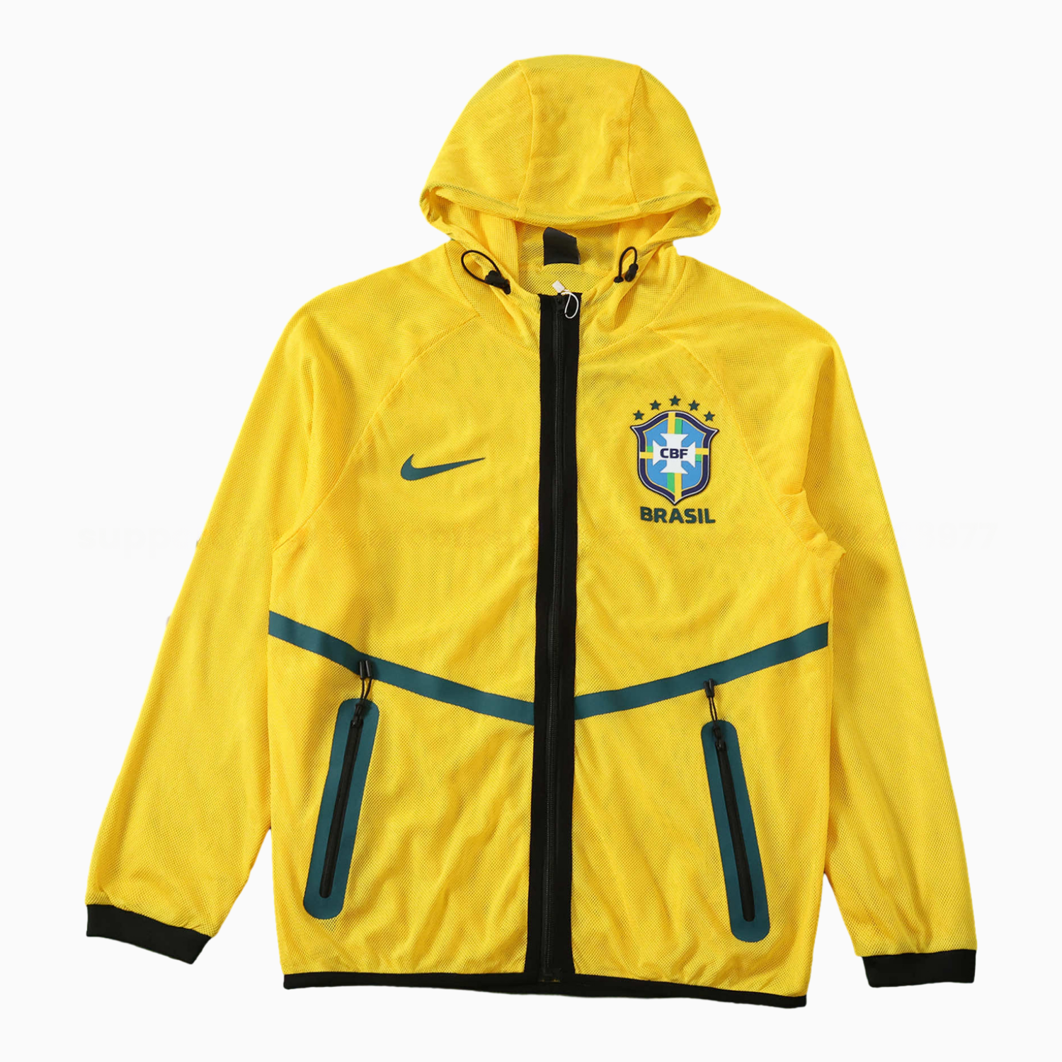 Brazil 2026 World Cup Appearance Outfit Windbreaker - Yellow - ManixJersey