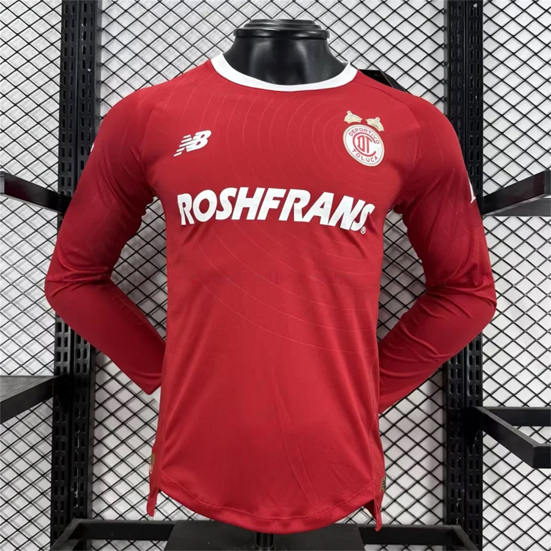Toluca 25-26 Red Special Long Sleeves Jersey - Player Version - ManixJersey