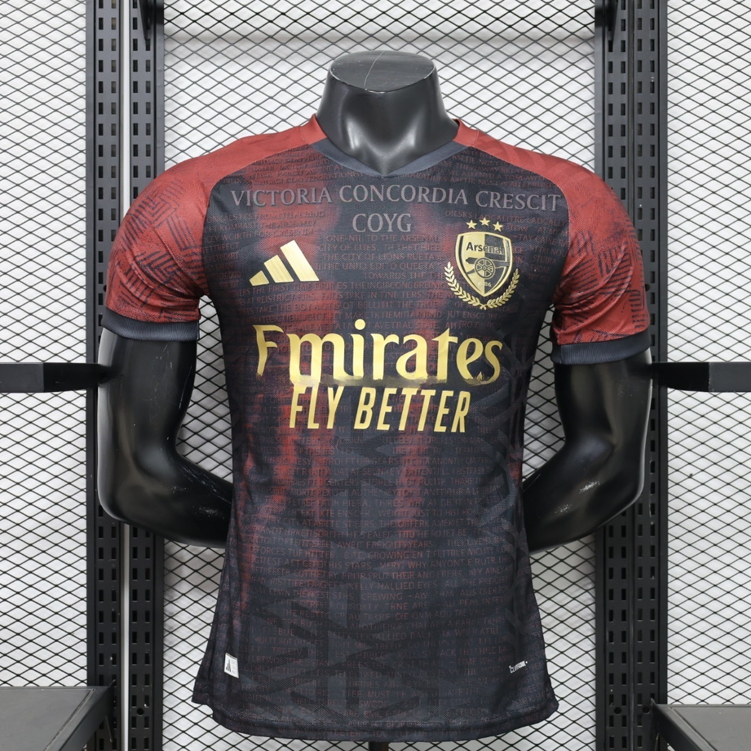 Arsenal 26-27 Black Red Special Jersey - Player Version - ManixJersey
