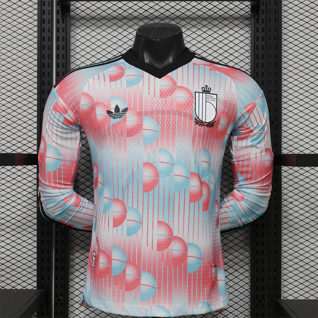 Belgium 2026 Away Long Sleeves Jersey - Player Version - ManixJersey