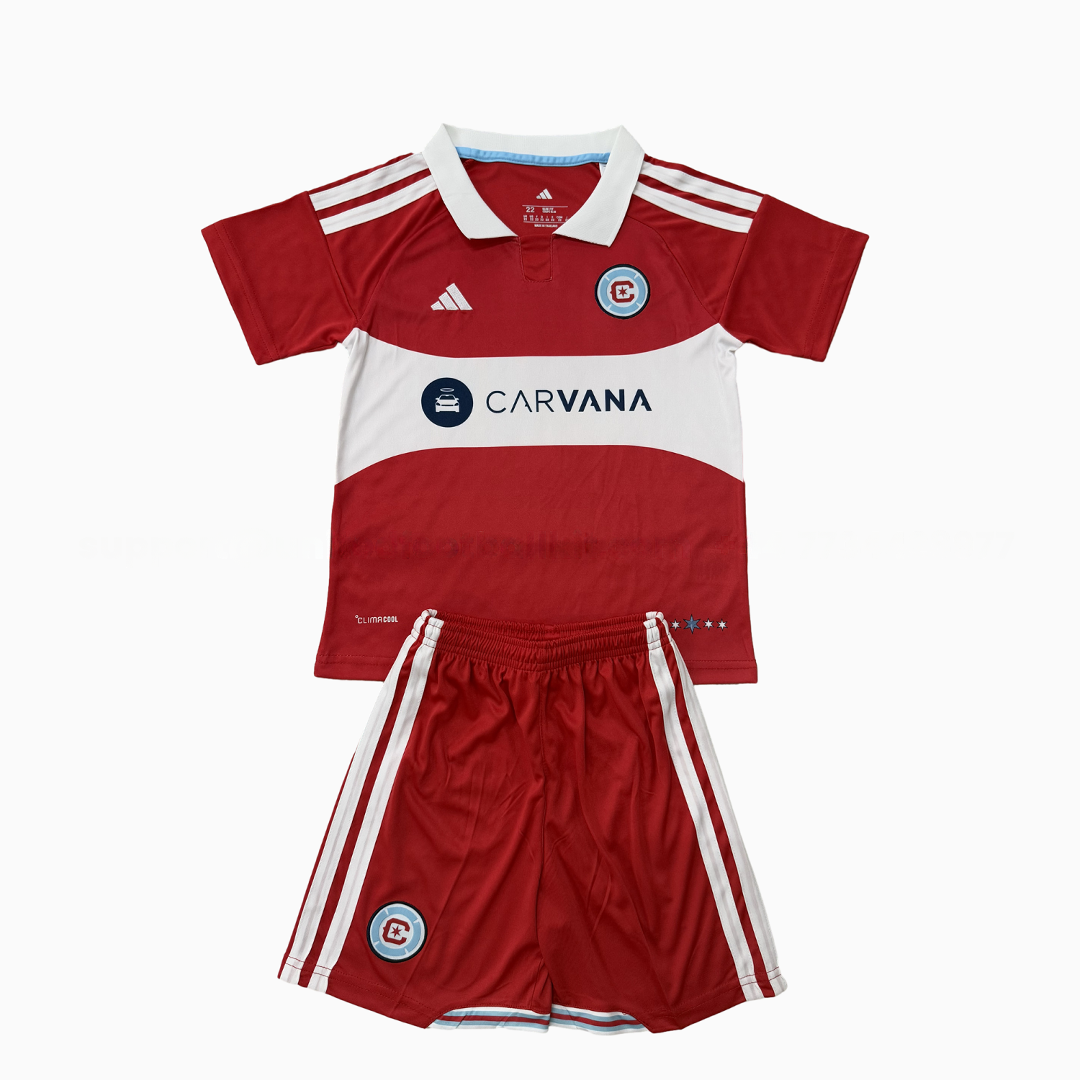 Chicago Fire 25-26 Home Men's Adult Jersey Set - Fans Version - ManixJersey