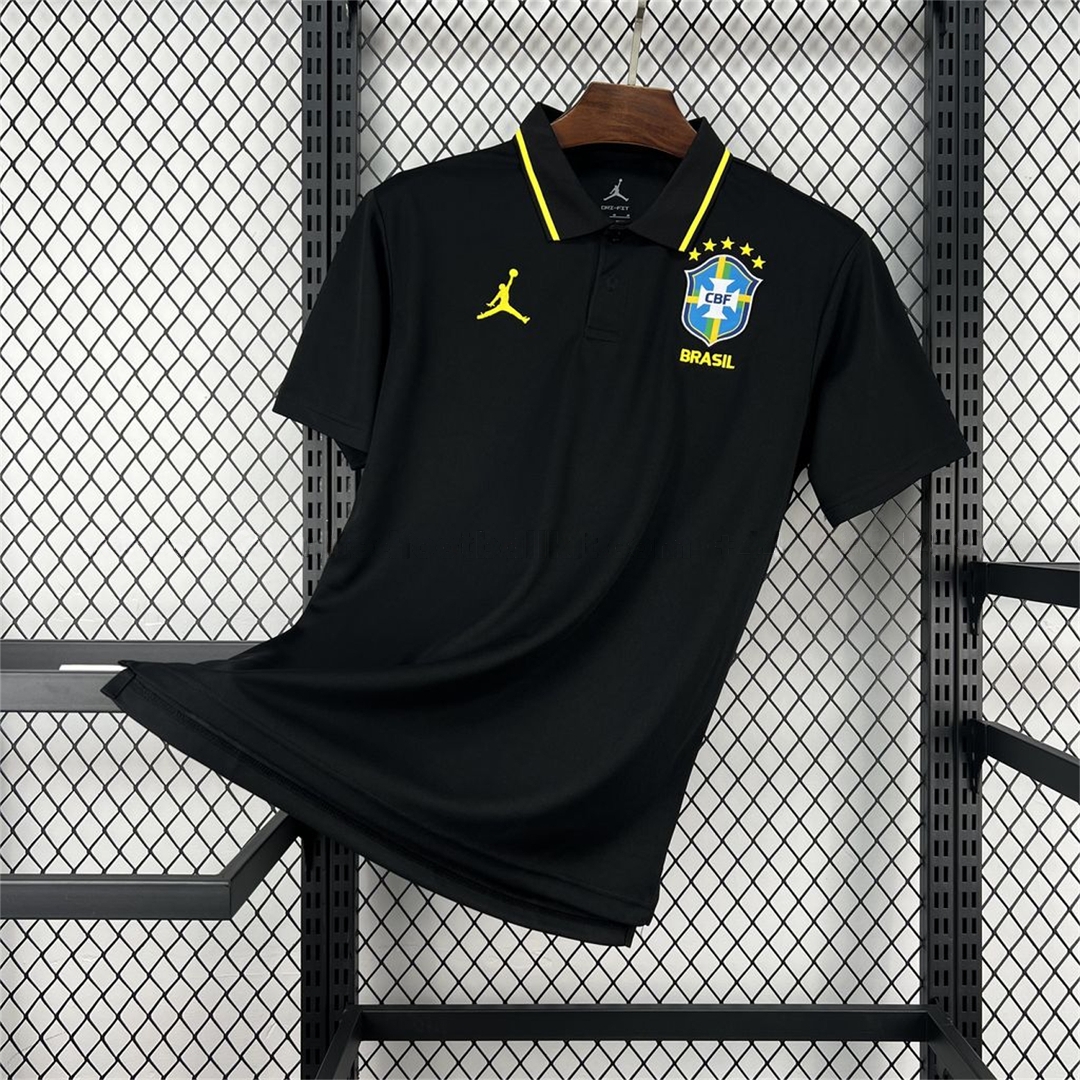 Brazil 2026 Black Special Edition Polo Jersey - Fans Version - ManixJersey