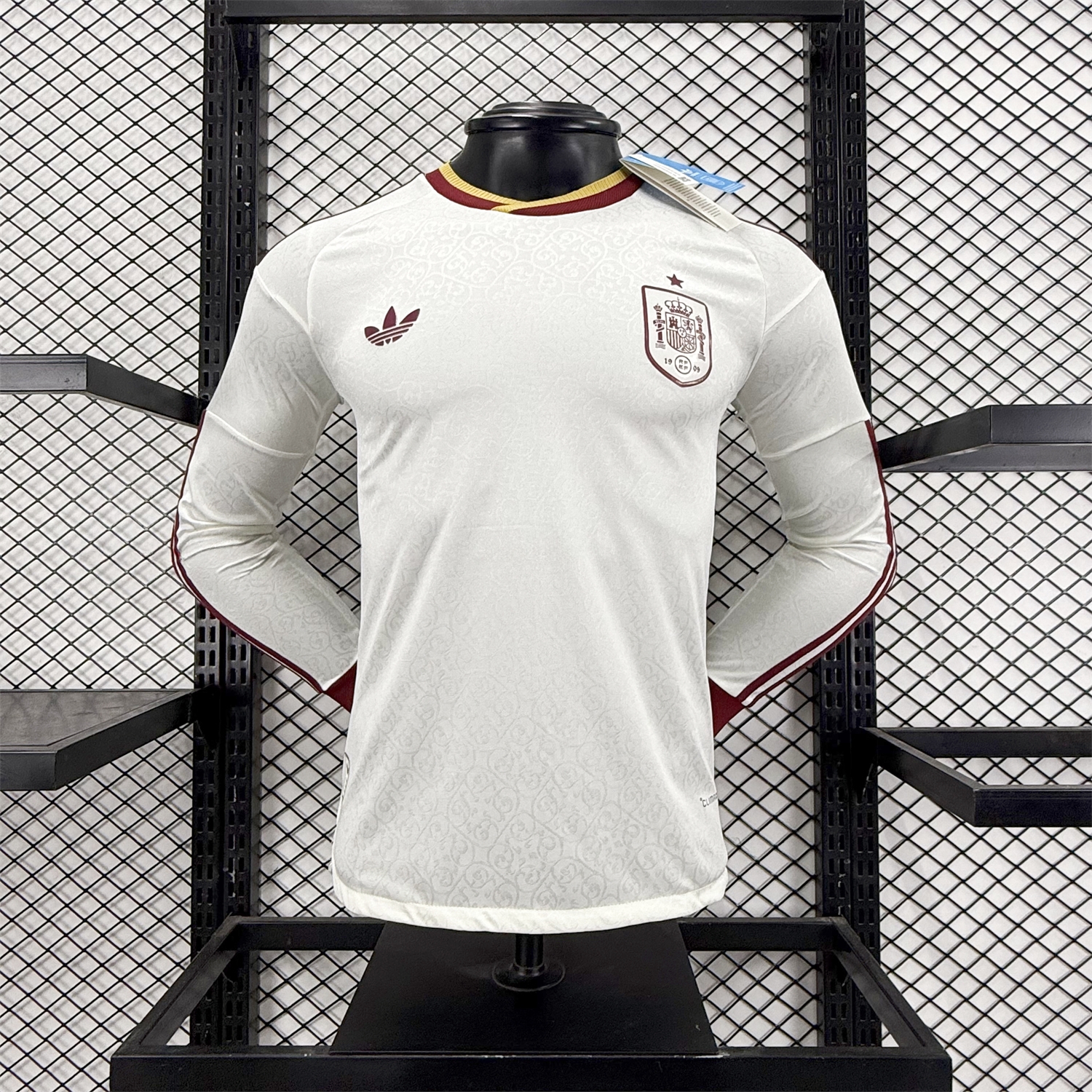 Spain 2026 Away Long Sleeves Jersey - Player Version - ManixJersey