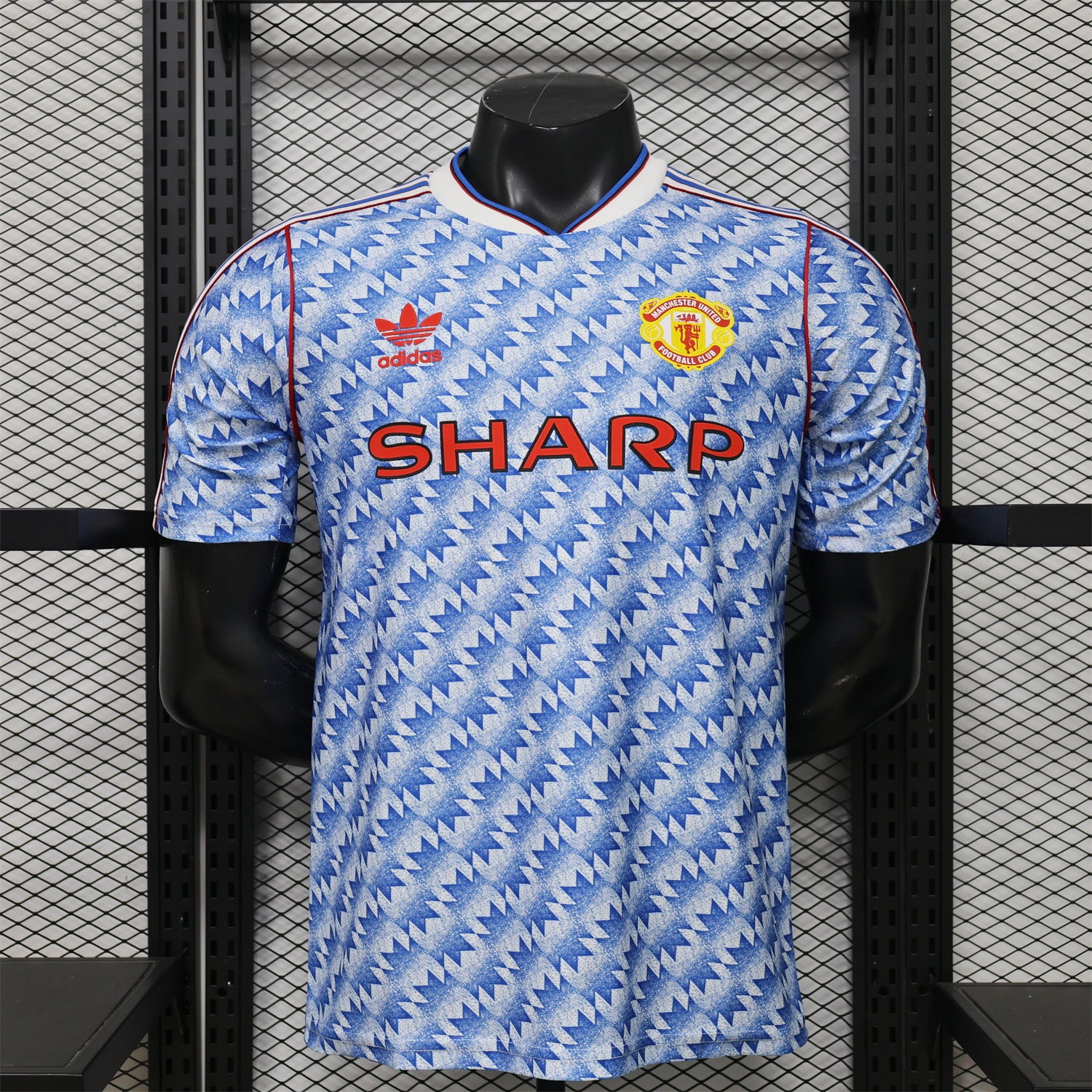 Manchester United 26-27 Terrace Icon Retro Casual Style Blue Jersey - Player Version - ManixJersey