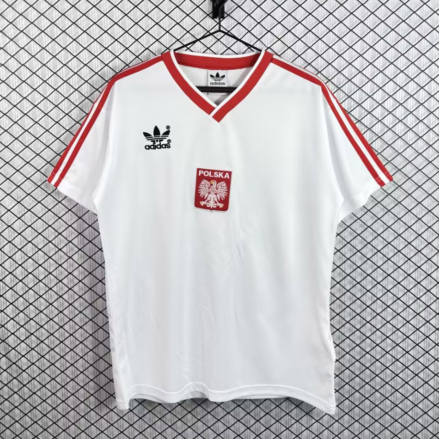 Retro Poland 1986 Home White Jersey - ManixJersey