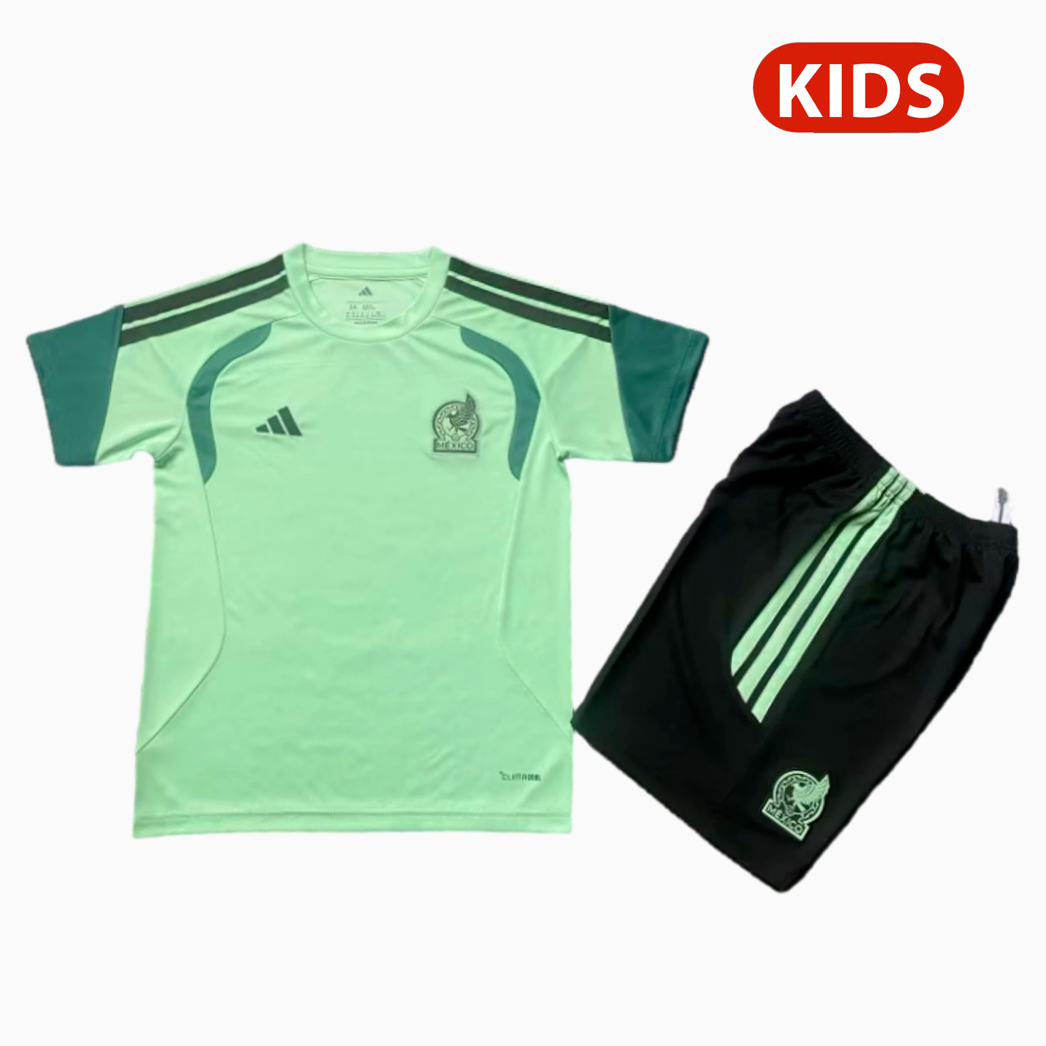 Mexico 2026 Green Training Kids Kit - ManixJersey