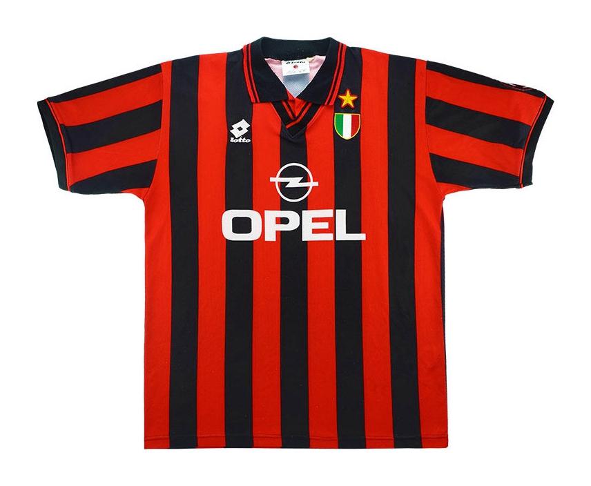 Retro AC Milan 1996-97 Home Jersey - ManixJersey