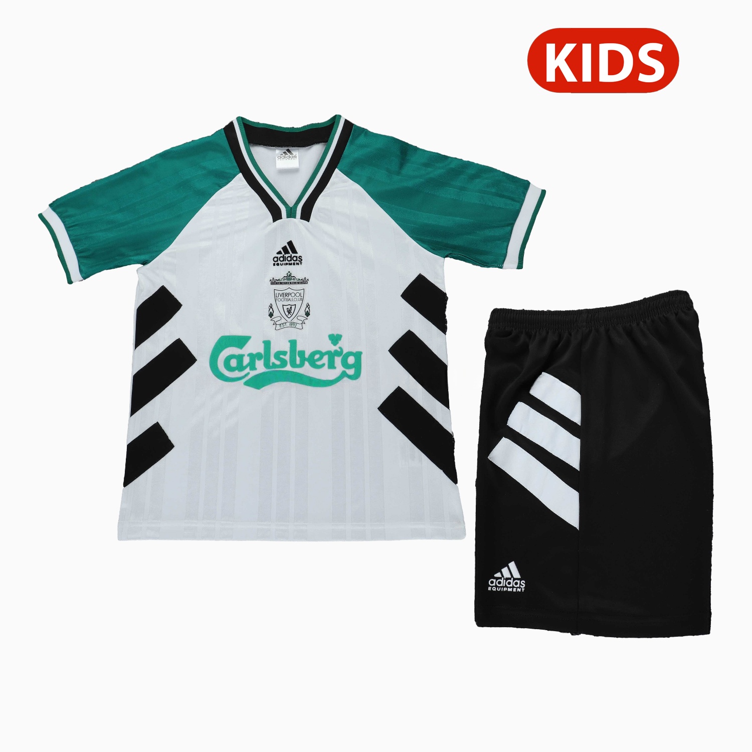 Retro Liver.pool 1993-95 Away Kids Kit - ManixJersey