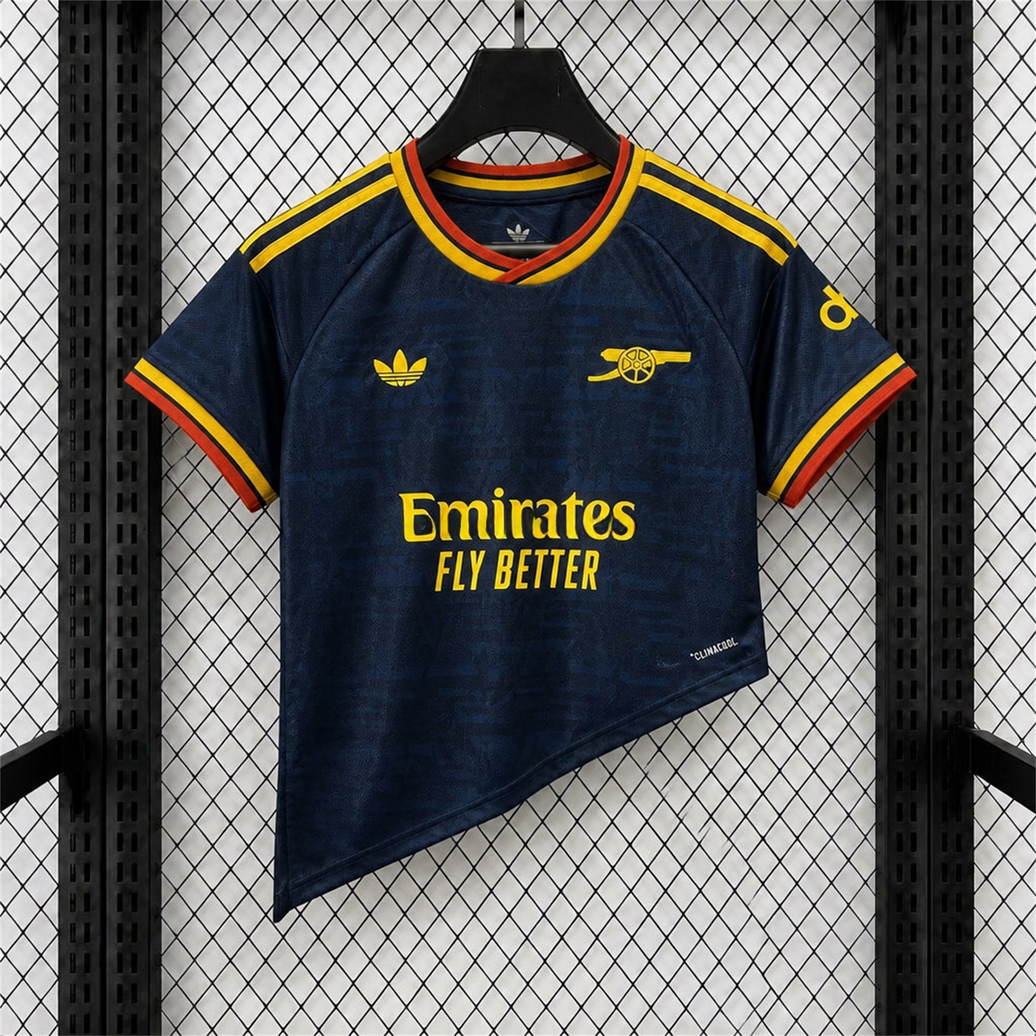 Women's Arsenal 26-27 Away Asymmetric Hem Crop Jersey - Fans Version - ManixJersey