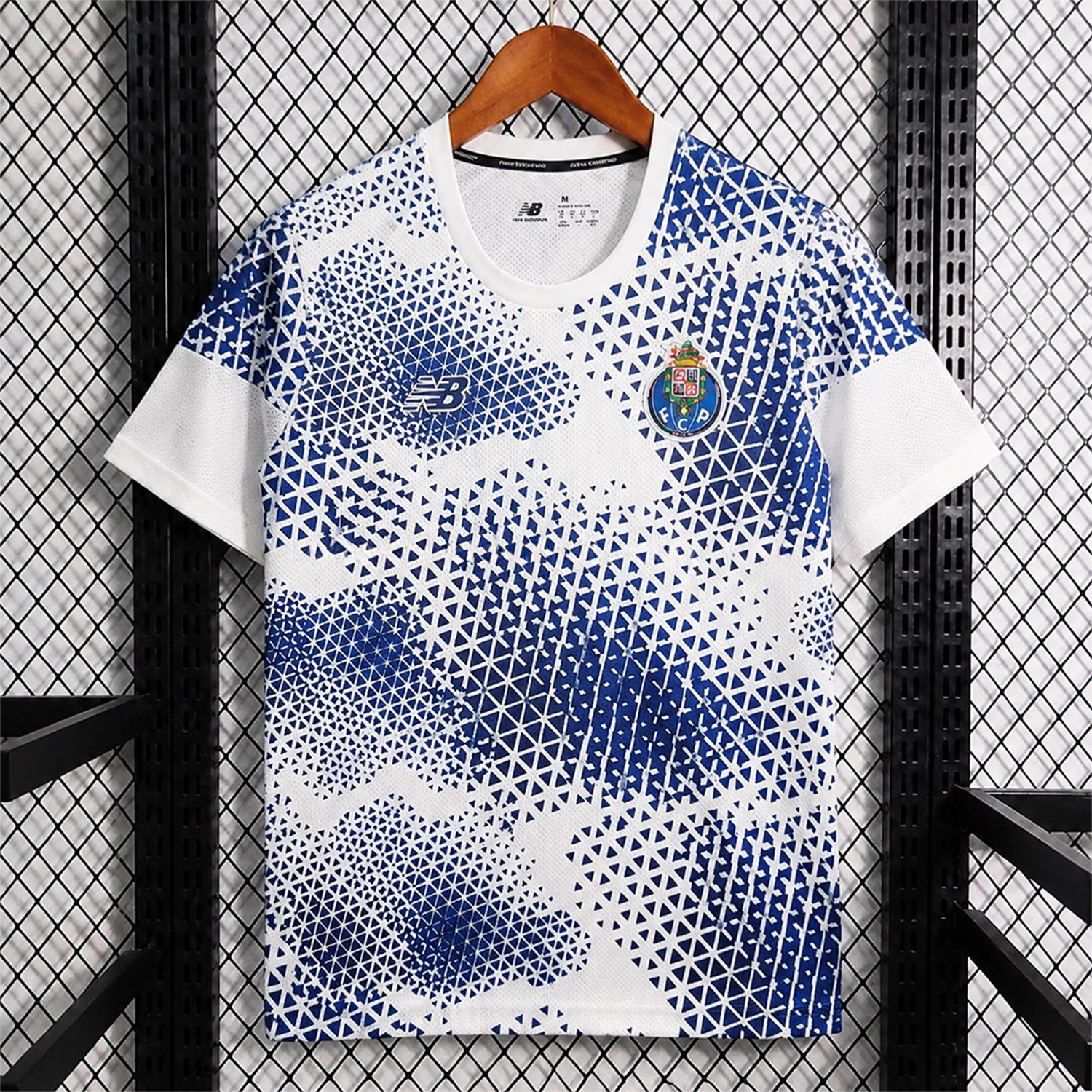 Porto 26-27 Blue White Polka Dots Pre-Match Jersey - Fans Version - ManixJersey