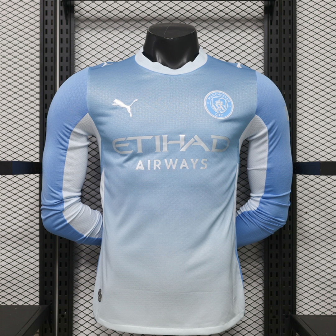 Manchester City 26-27 Home Long Sleeves Jersey - Player Version - ManixJersey