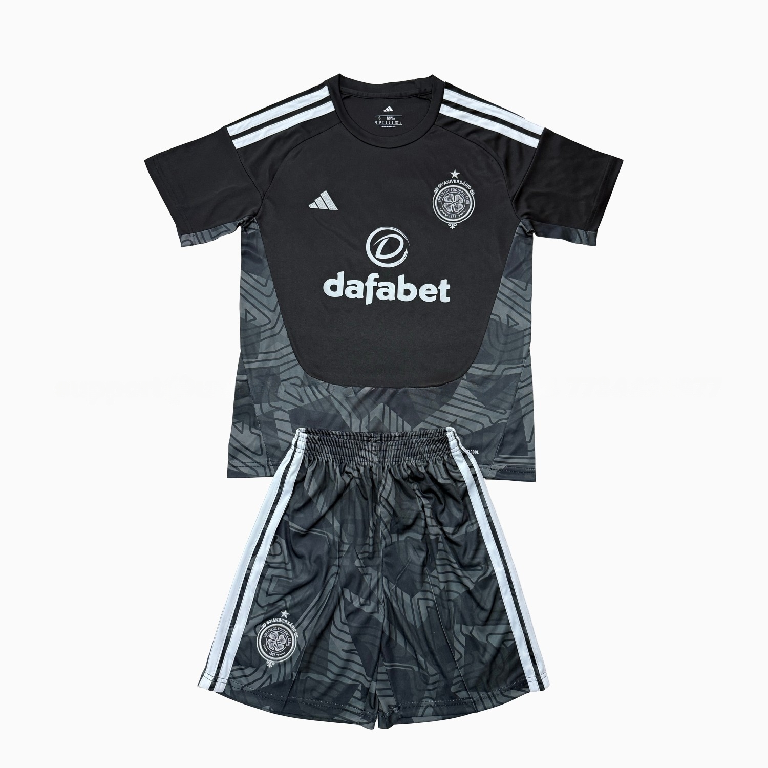 Celtic 26-27 Black Goalkeeper Men's Adult Jersey Set - Fans Version - ManixJersey
