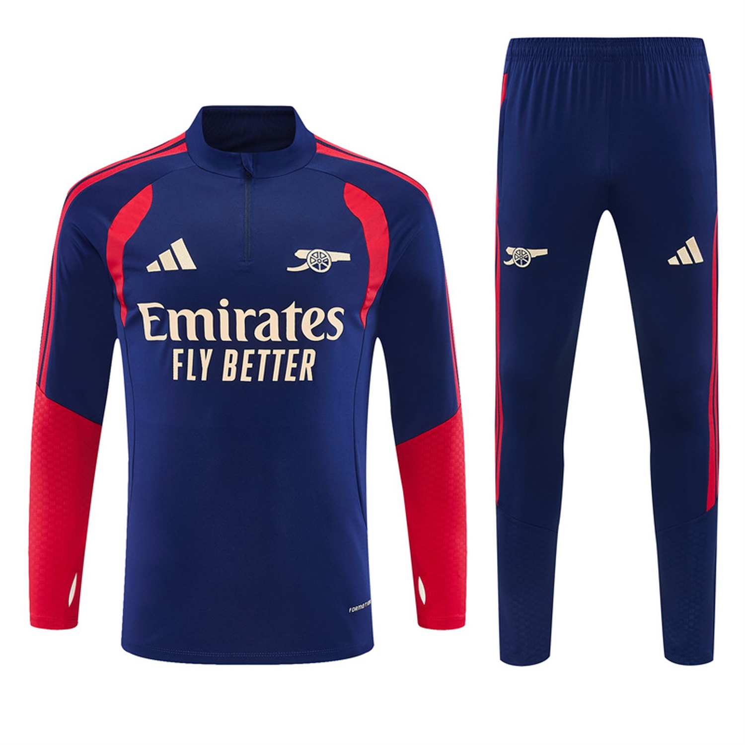 Arsenal 26-27 Kids Long Sleeve Training Set - Royal Blue Top & Royal Blue Pants - ManixJersey