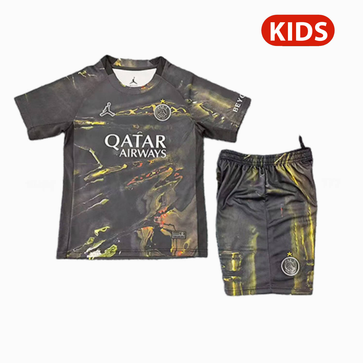 Paris Saint-Germain PSG 25-26 Night Version Fifth Kids Kit - ManixJersey