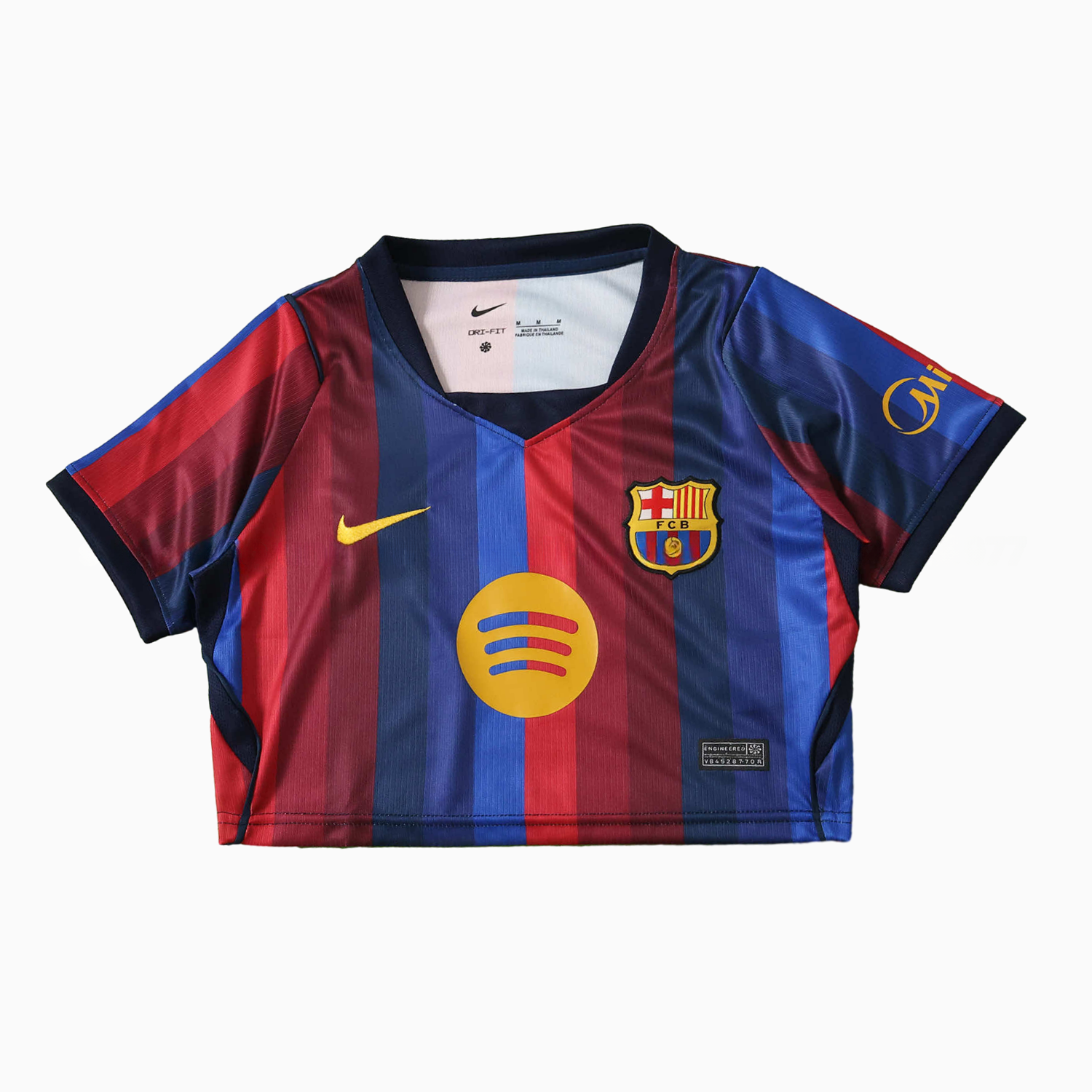 Women's Barcelona 26-27 Home Cropped Jersey - Fans Version - ManixJersey