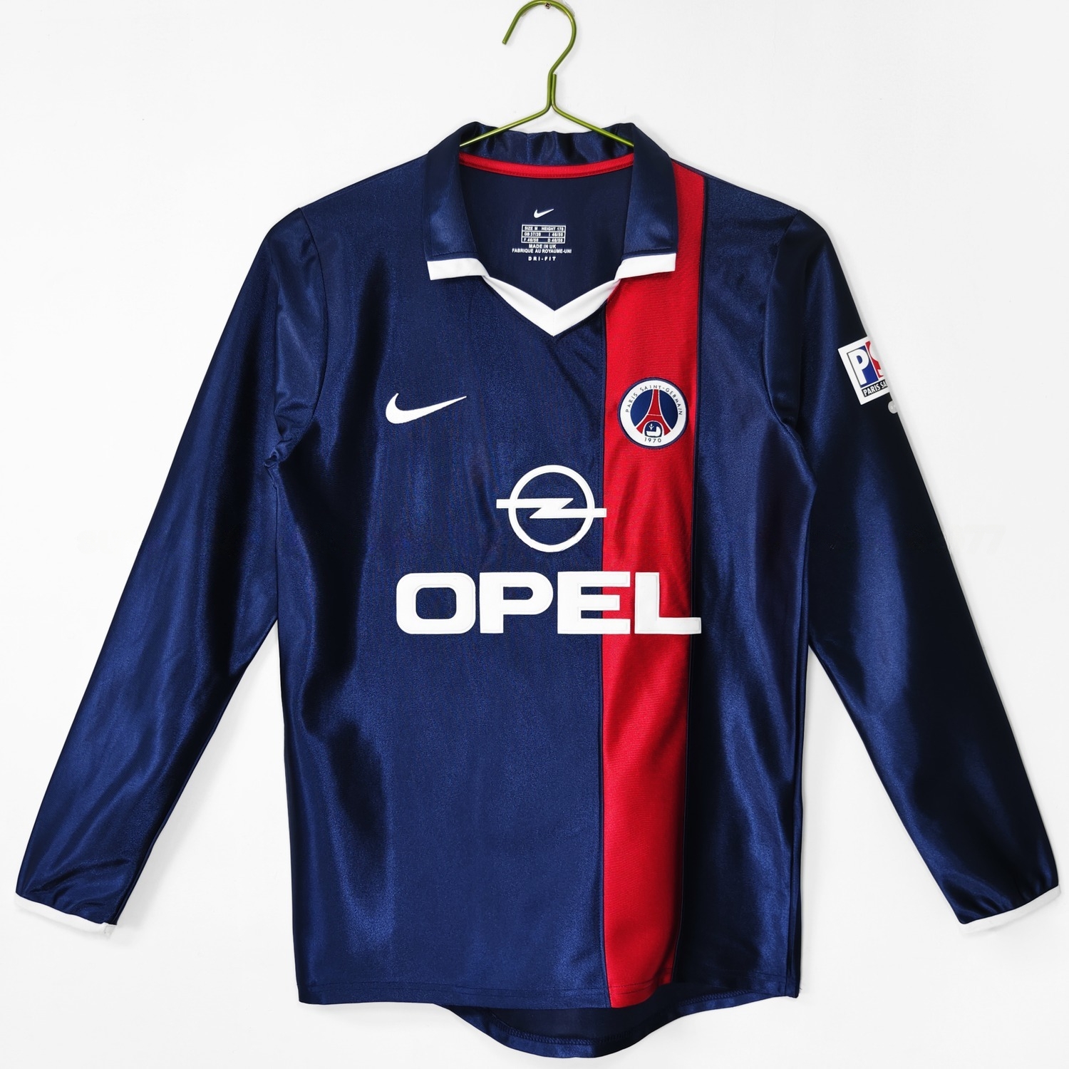 Retro Paris Saint-Germain PSG 2001-02 Home Long Sleeves Jersey - ManixJersey
